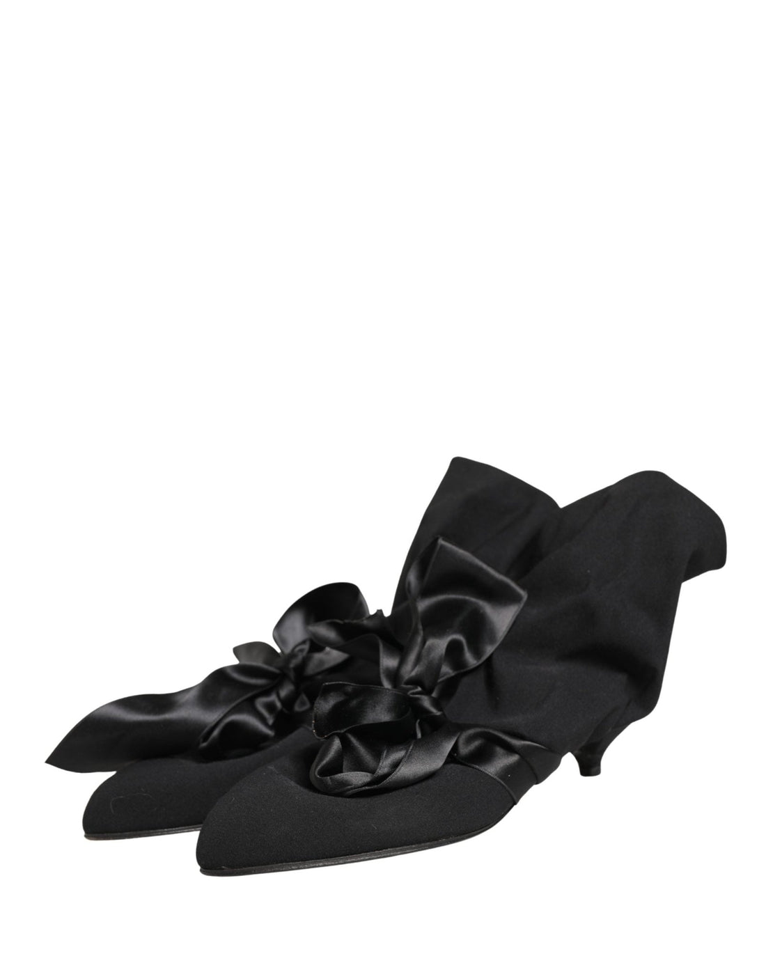 Dolce & Gabbana Black Suede Ankle Boots Shoes - RIMODA