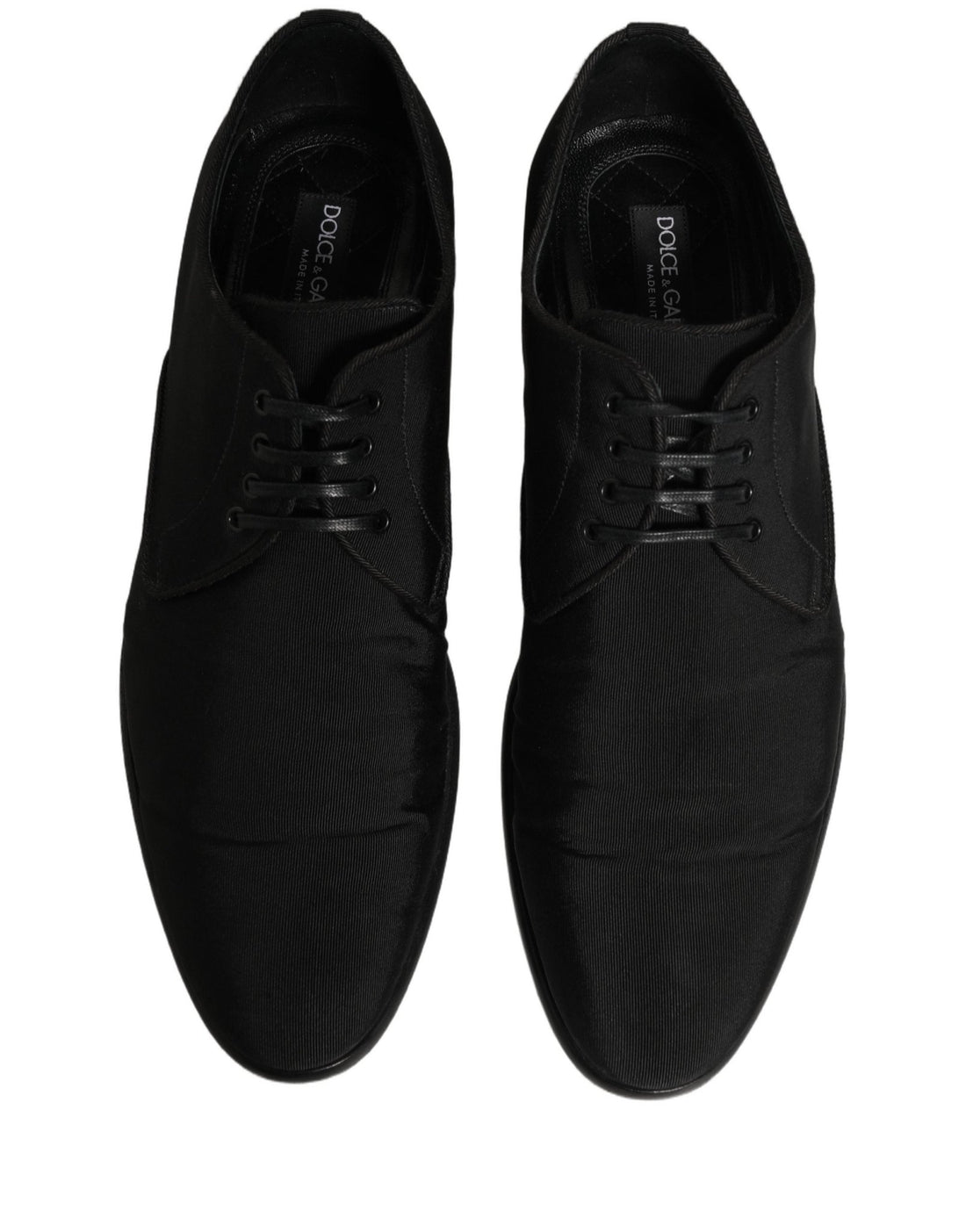 Dolce & Gabbana Black Suede Lace Up Derby Dress Formal Shoes - RIMODA