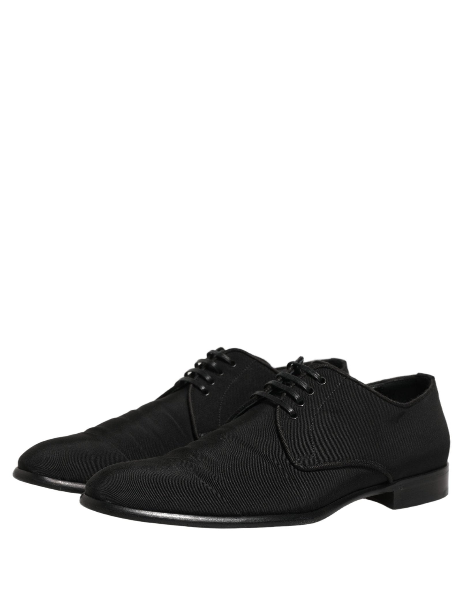 Dolce & Gabbana Black Suede Lace Up Derby Dress Formal Shoes - RIMODA