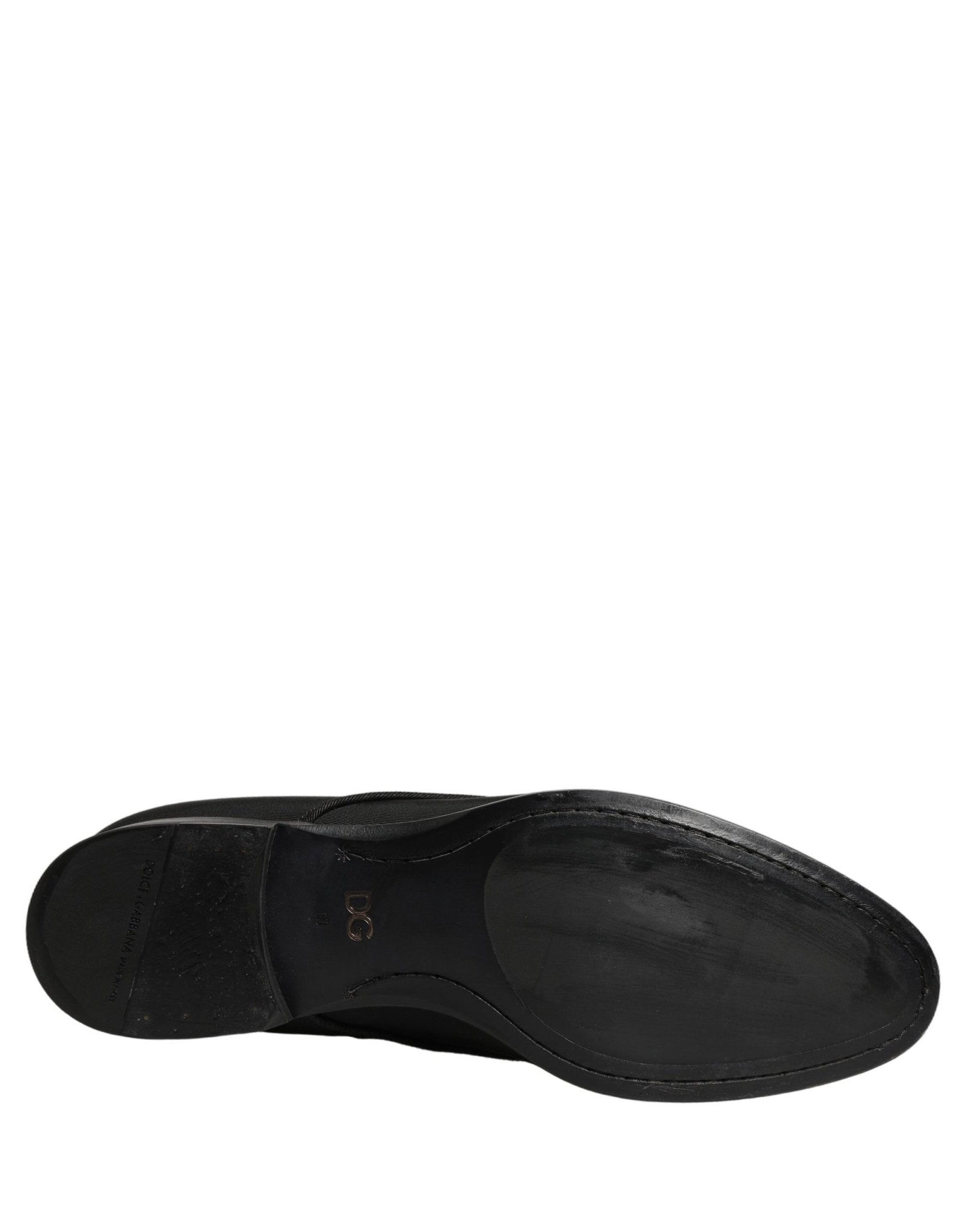 Dolce & Gabbana Black Suede Lace Up Derby Dress Formal Shoes - RIMODA