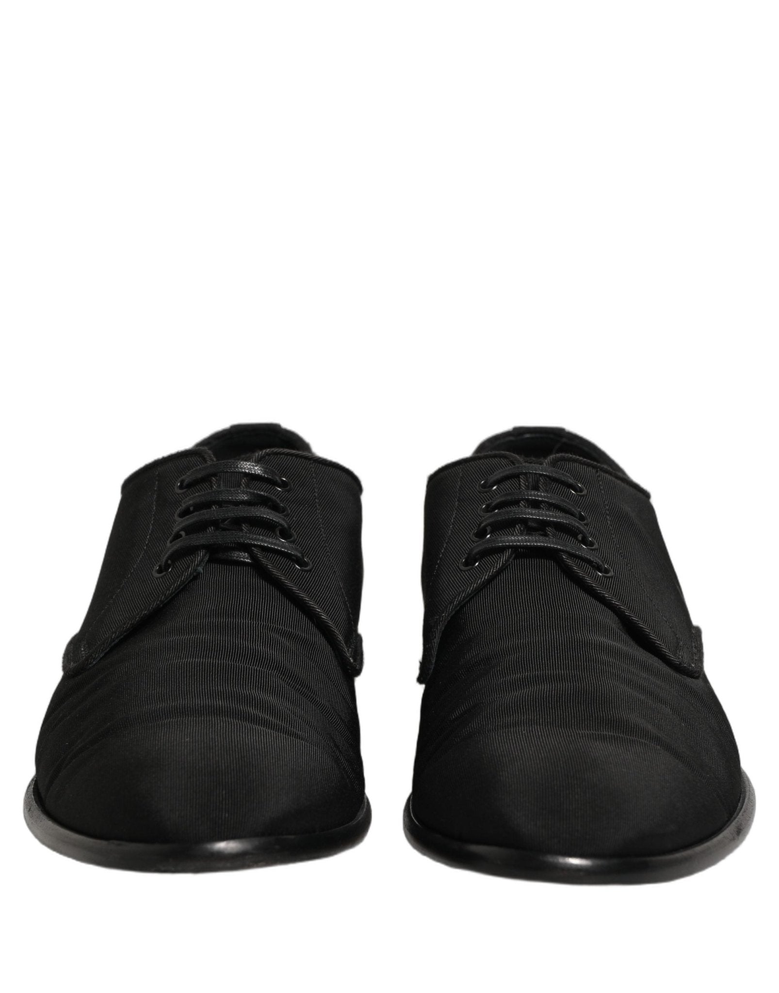 Dolce & Gabbana Black Suede Lace Up Derby Dress Formal Shoes - RIMODA