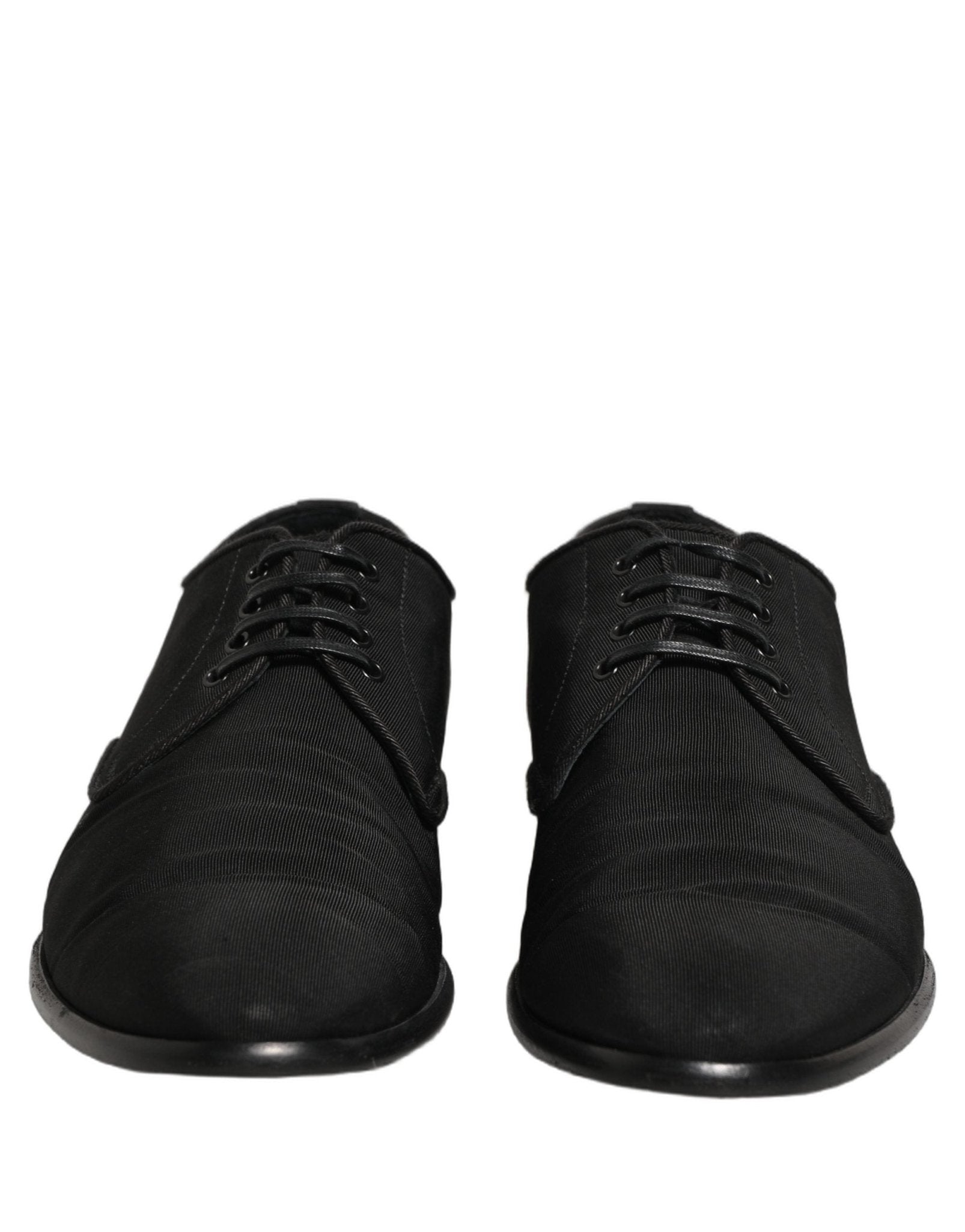 Dolce & Gabbana Black Suede Lace Up Derby Dress Formal Shoes - RIMODA