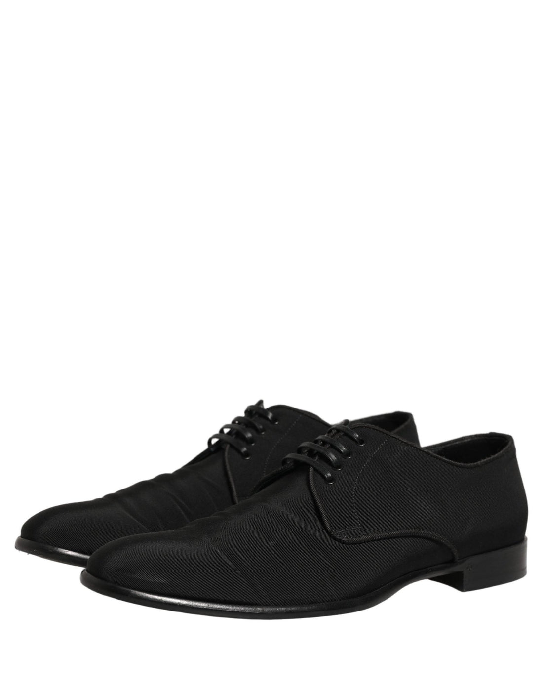 Dolce & Gabbana Black Suede Lace Up Derby Dress Formal Shoes - RIMODA