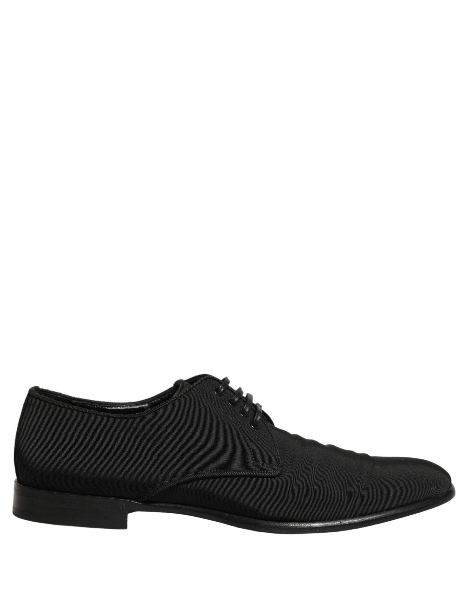 Dolce & Gabbana Black Suede Lace Up Derby Dress Formal Shoes - RIMODA