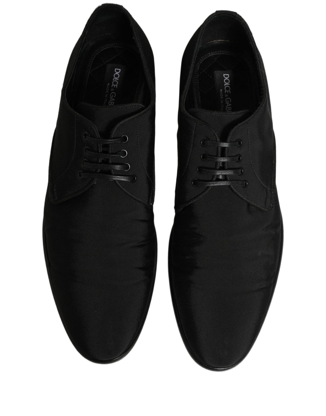 Dolce & Gabbana Black Suede Lace Up Derby Dress Formal Shoes - RIMODA