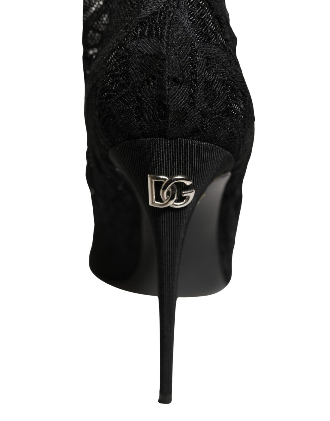 Dolce & Gabbana Black Taormina Lace Socks Boots Pumps Shoes - RIMODA