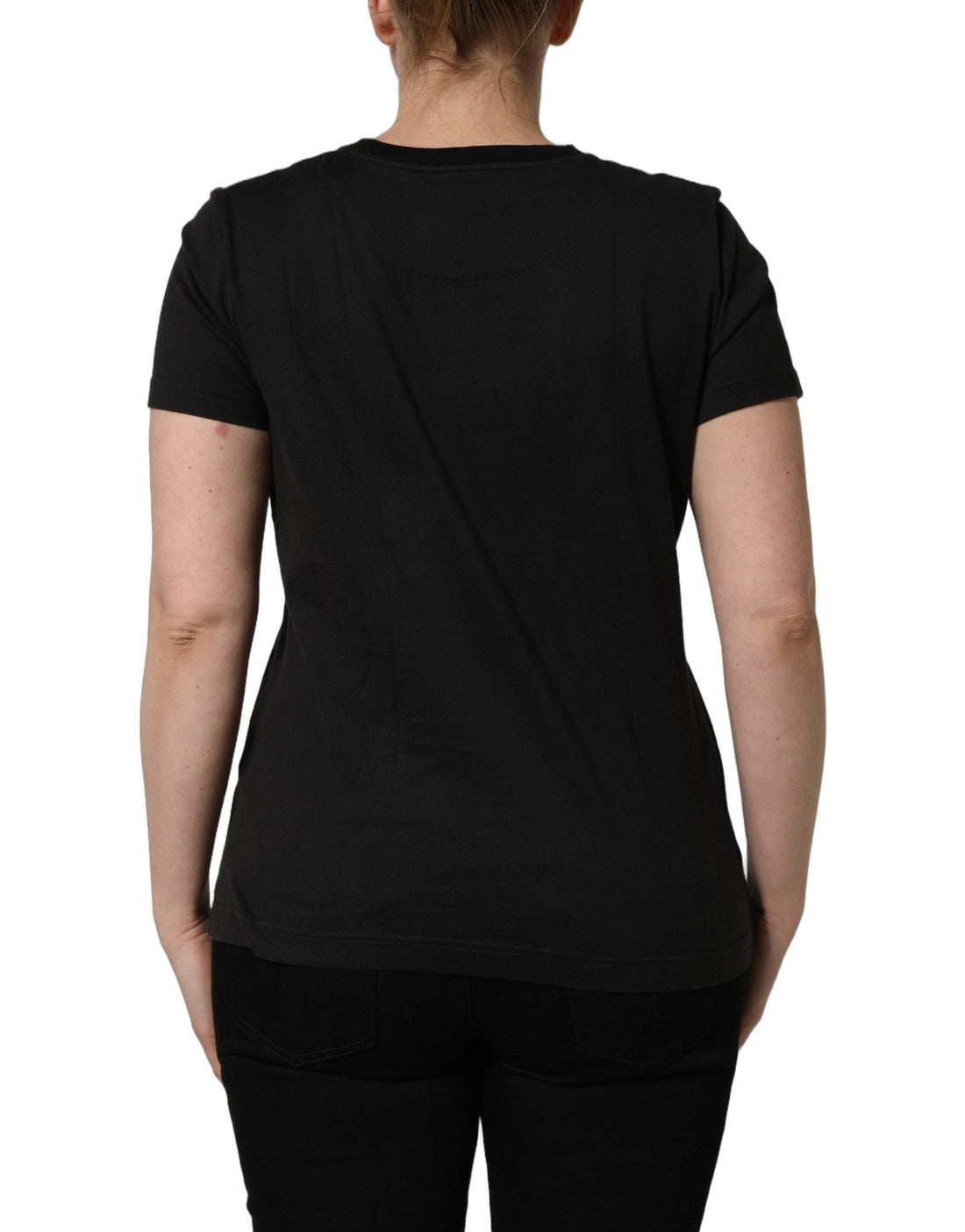 Dolce & Gabbana Black Tropical Jungle Round Neck T-shirt - RIMODA
