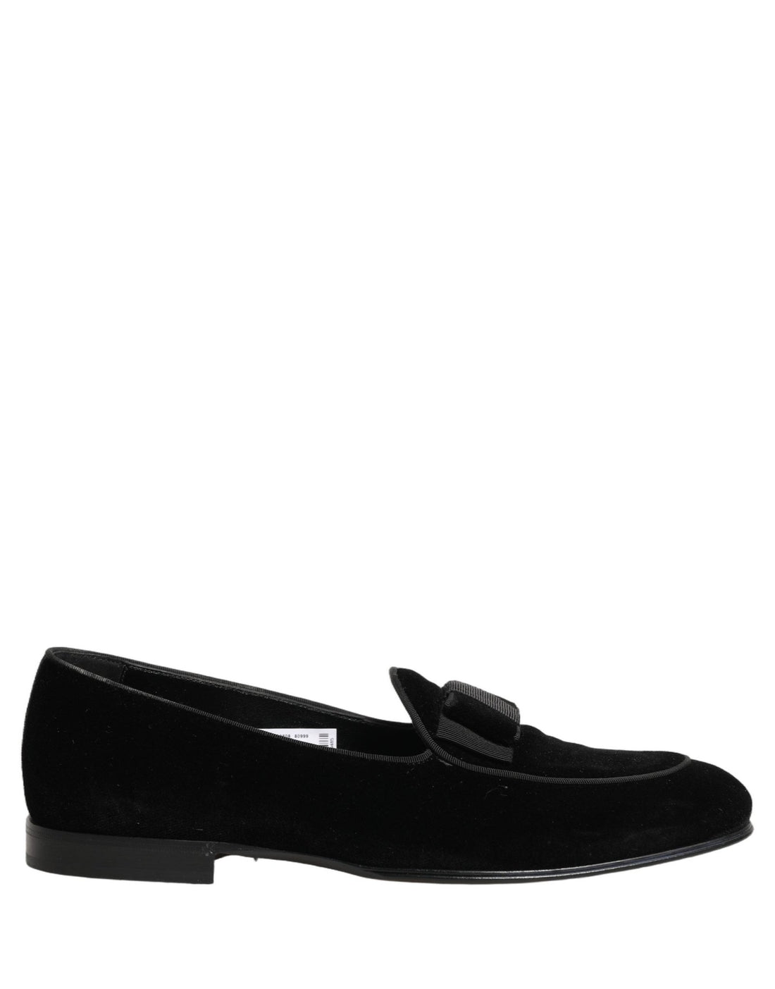 Dolce & Gabbana Black Velvet Loafers Formal Men Dress Shoes - RIMODA