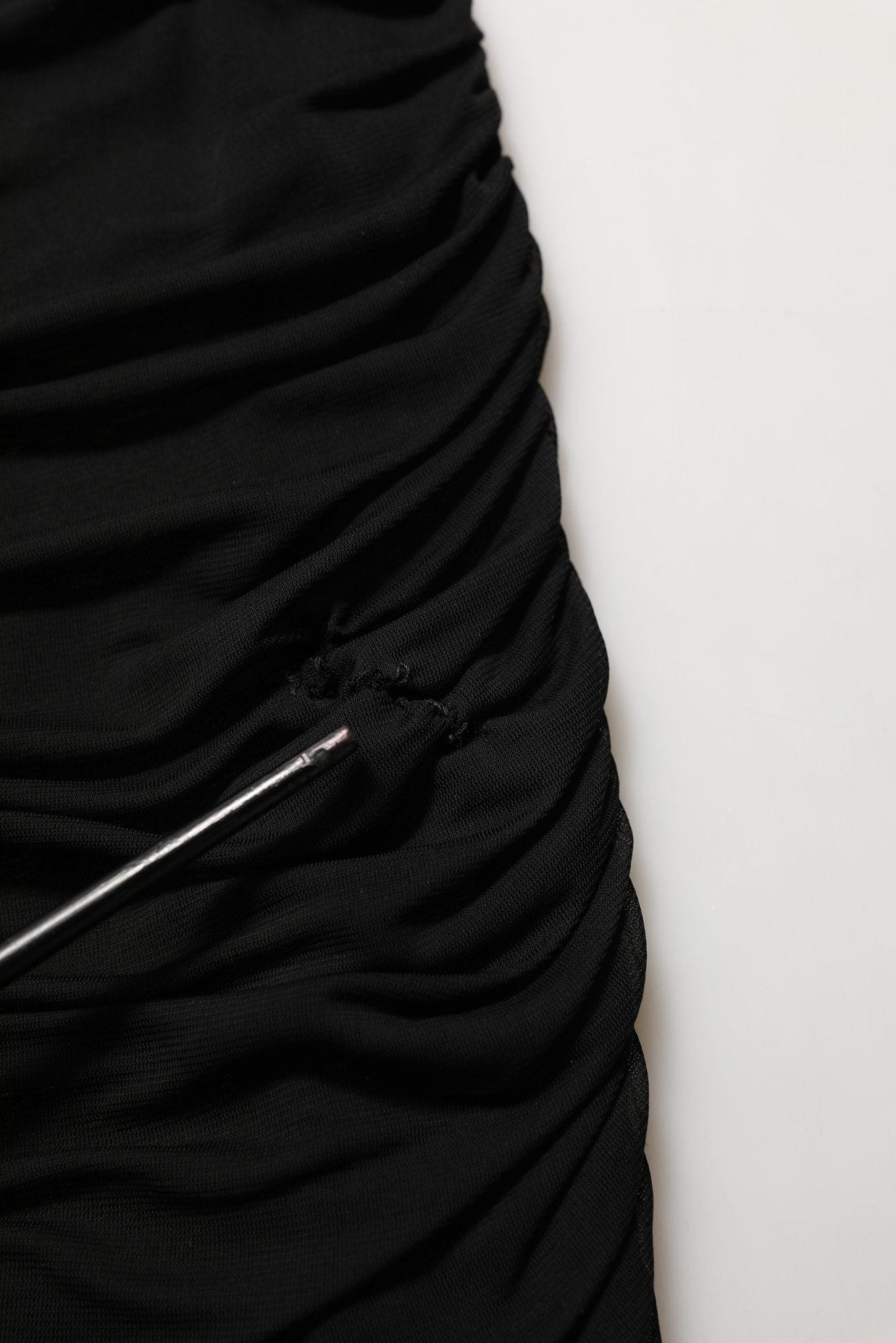 Dolce & Gabbana Black Viscose Mid Waist A-line Mini Skirt - RIMODA