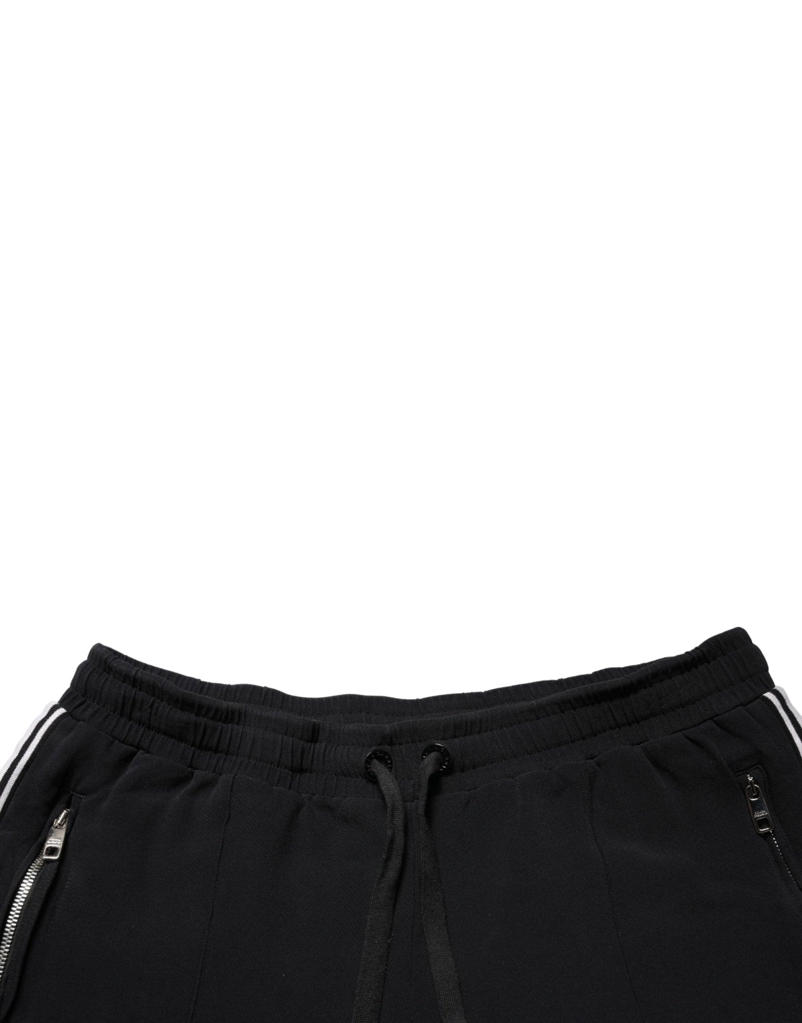 Dolce & Gabbana Black Viscose Mid Waist Cropped Women Pants - RIMODA