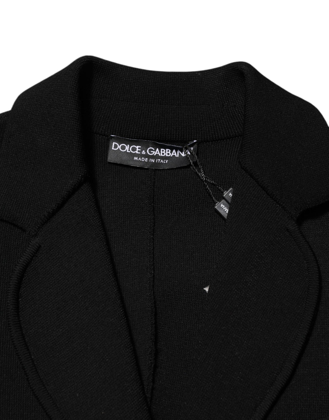 Dolce & Gabbana Black Viscose Single Breasted Blazer Jacket - RIMODA