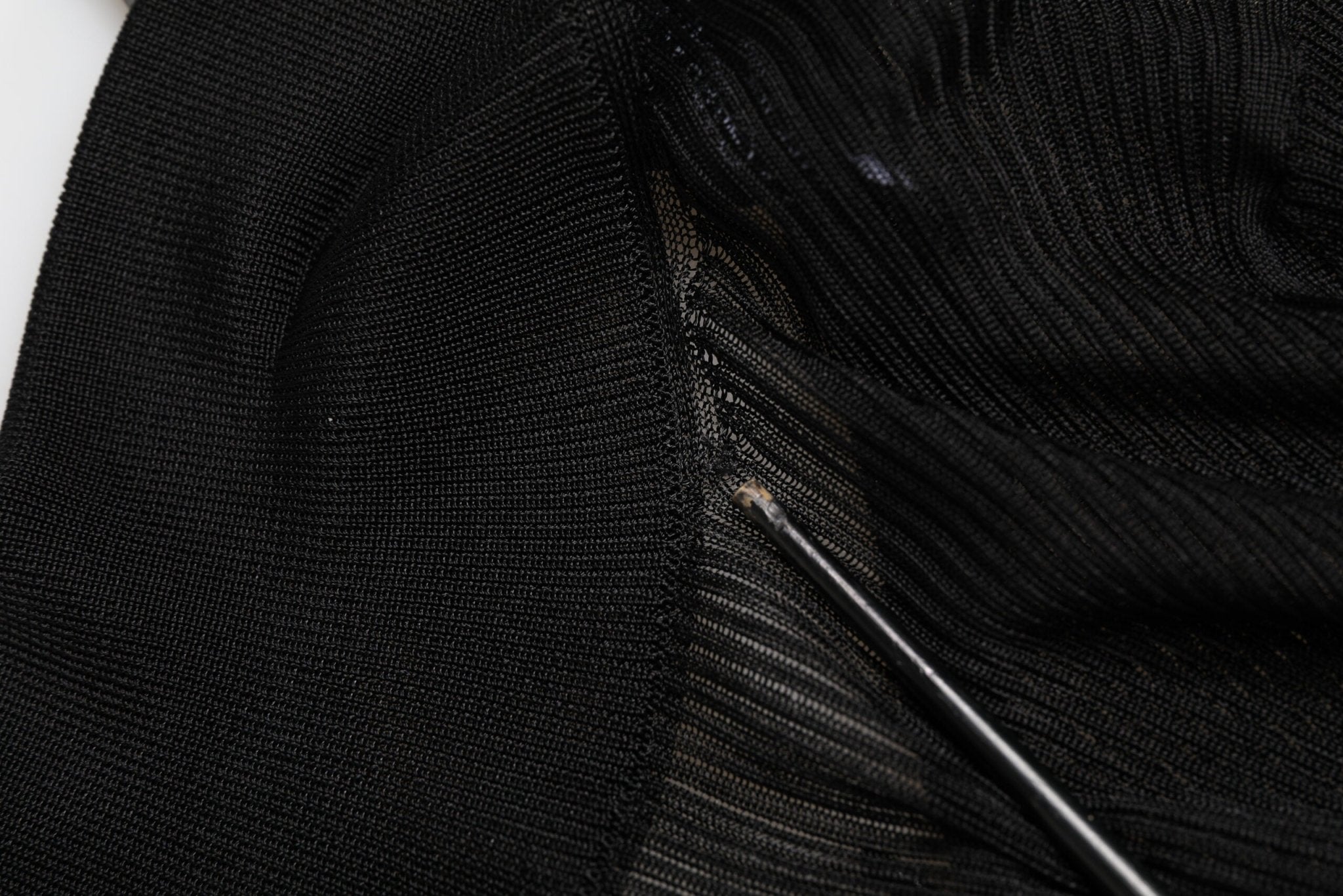 Dolce & Gabbana Black Viscose Turtle Neck Pullover Top - RIMODA