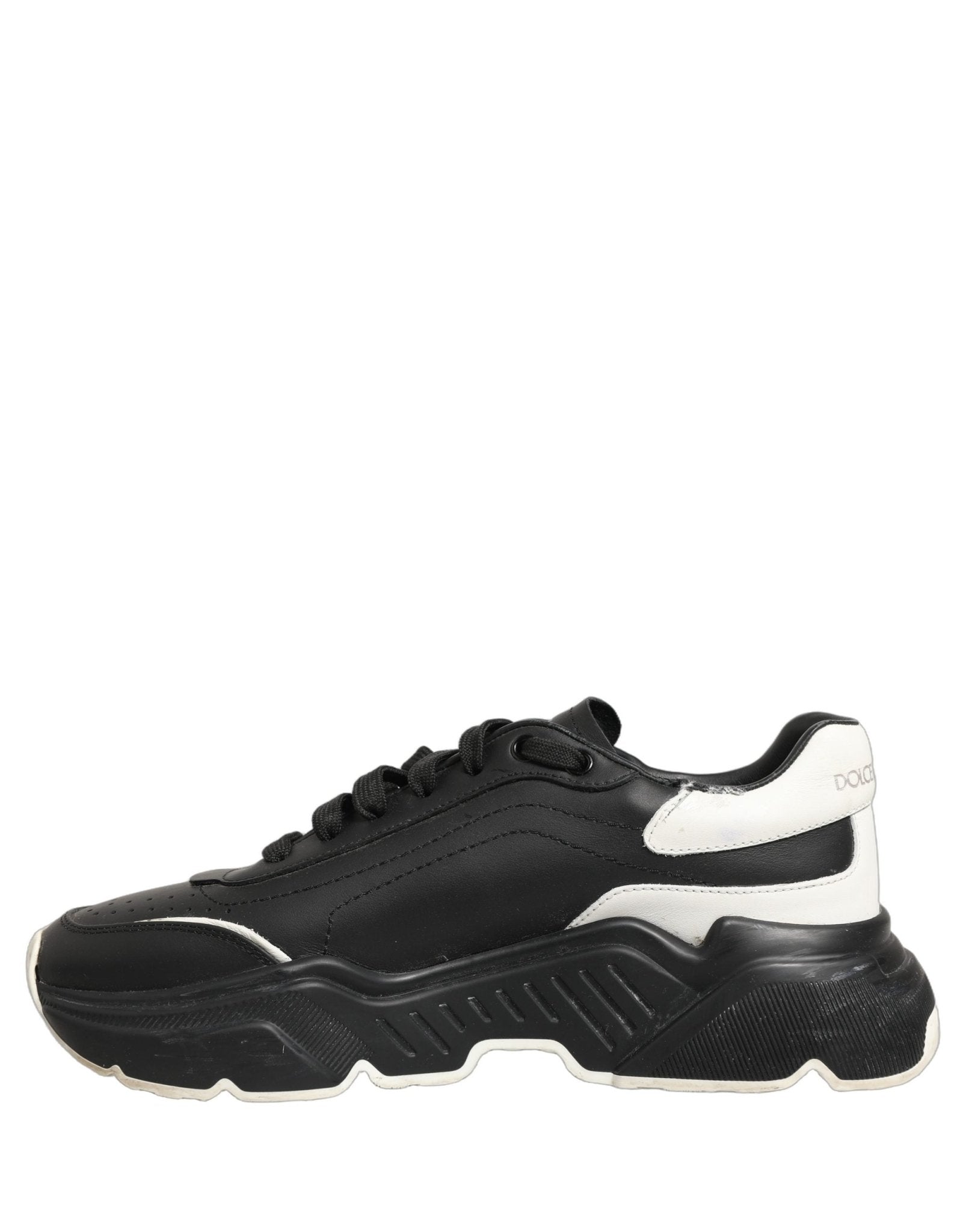 Dolce & Gabbana Black White Daymaster Low Top Sneakers Shoes - RIMODA