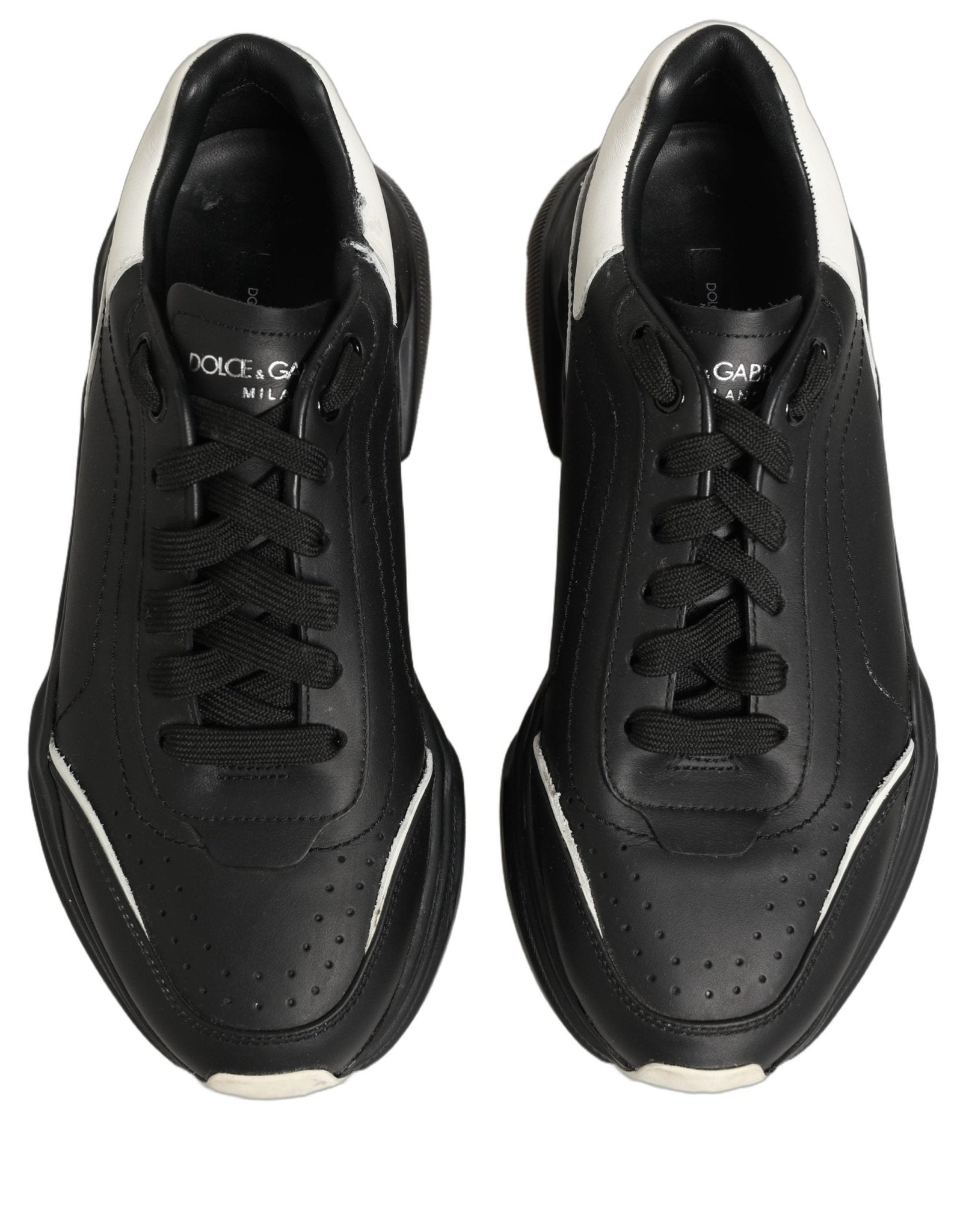 Dolce & Gabbana Black White Daymaster Low Top Sneakers Shoes - RIMODA