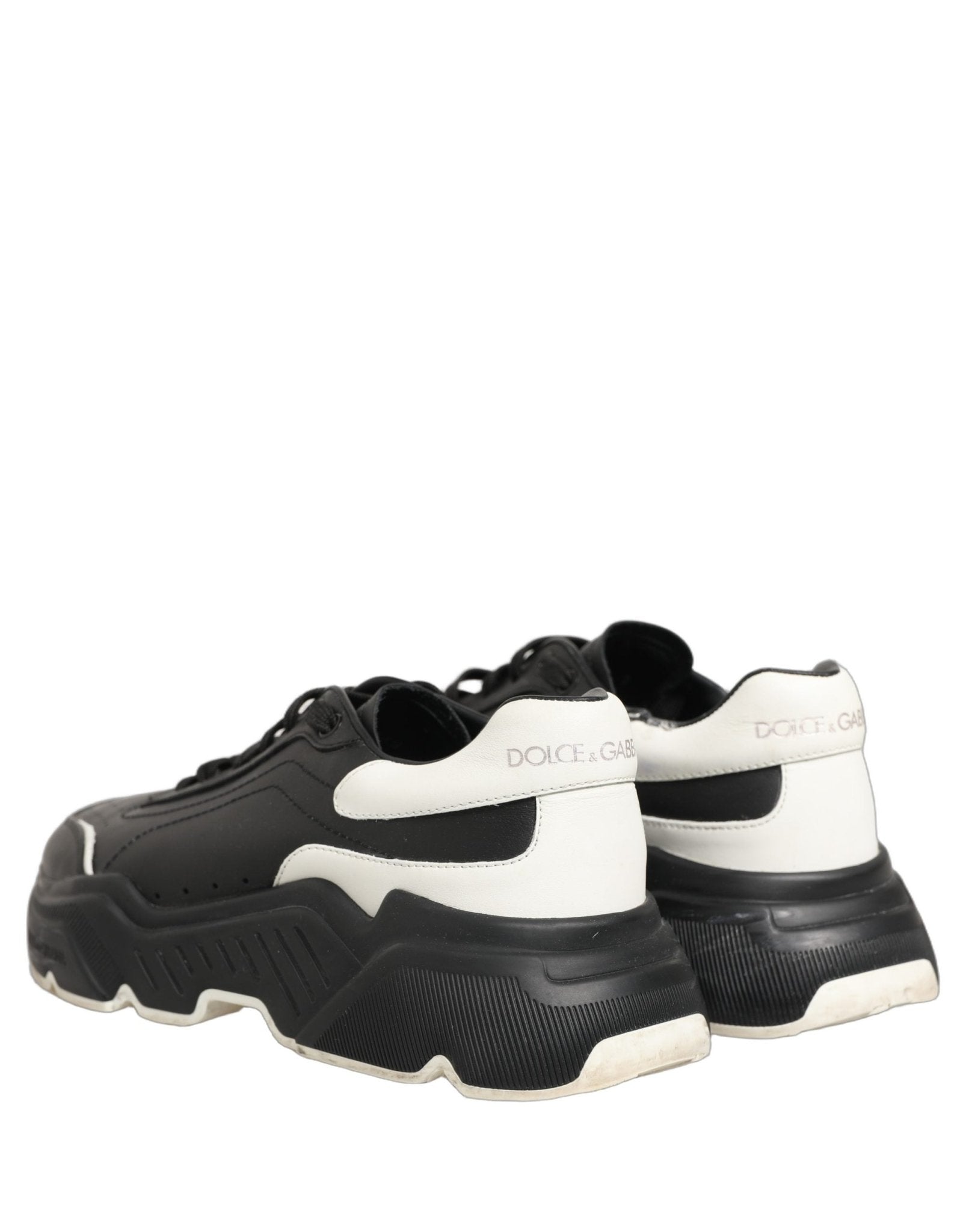 Dolce & Gabbana Black White Daymaster Low Top Sneakers Shoes - RIMODA