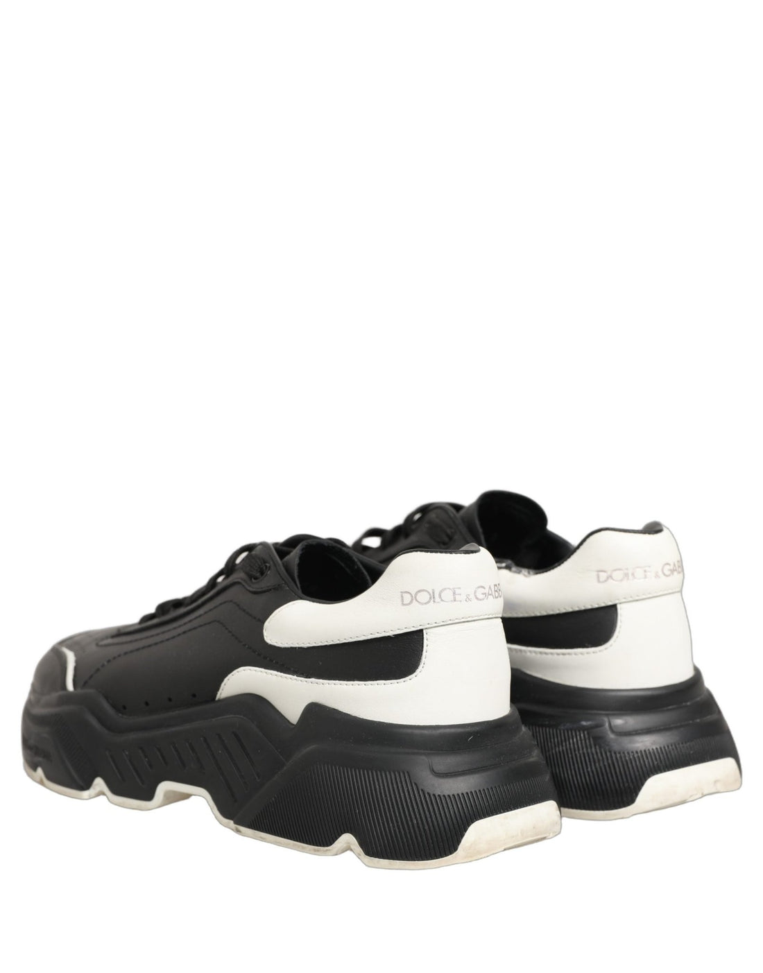 Dolce & Gabbana Black White Daymaster Low Top Sneakers Shoes - RIMODA
