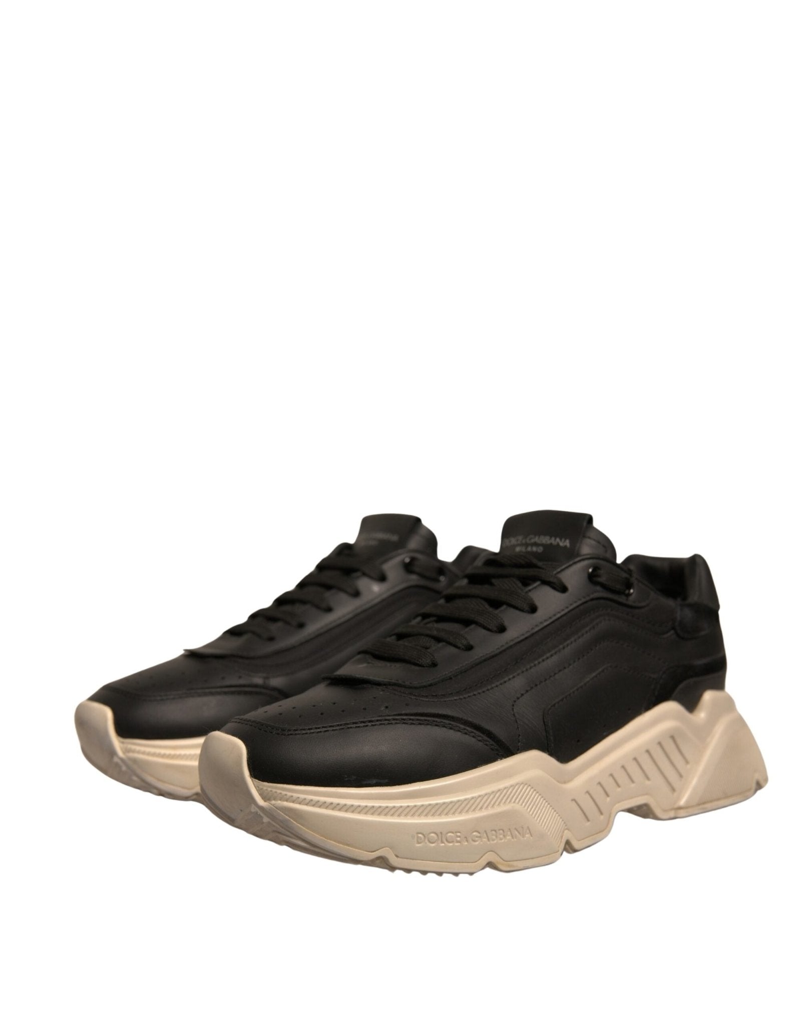 Dolce & Gabbana Black White Daymaster Low Top Sneakers Shoes - RIMODA