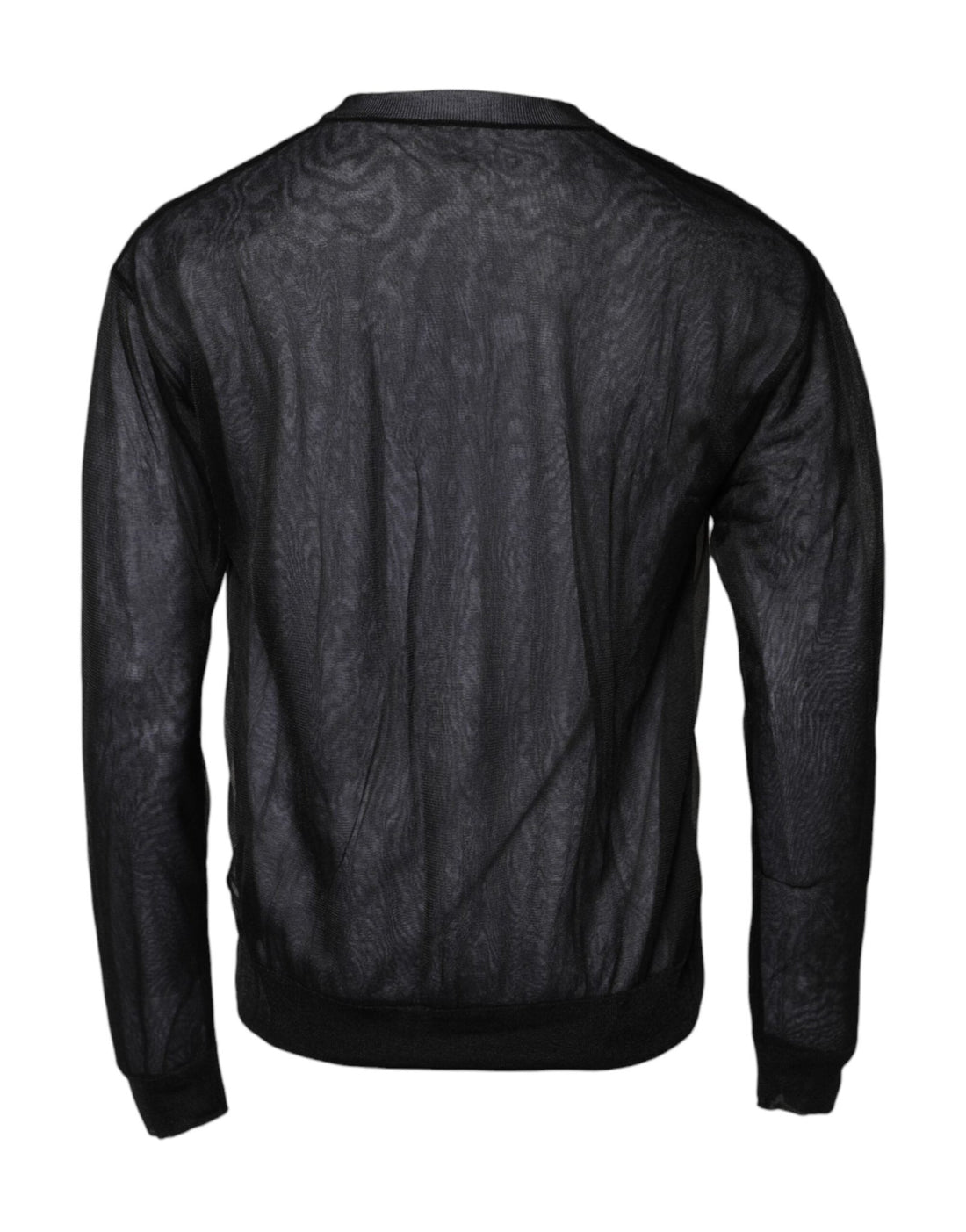 Dolce & Gabbana Black White Logo Knitted Pullover Sweater - RIMODA