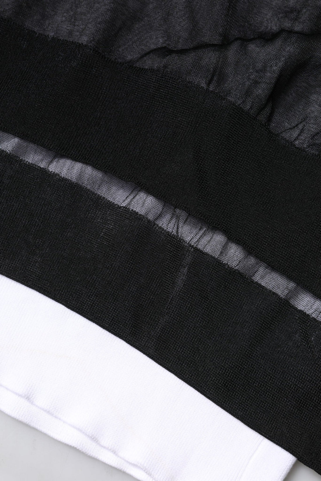Dolce & Gabbana Black White Logo Knitted Pullover Sweater - RIMODA