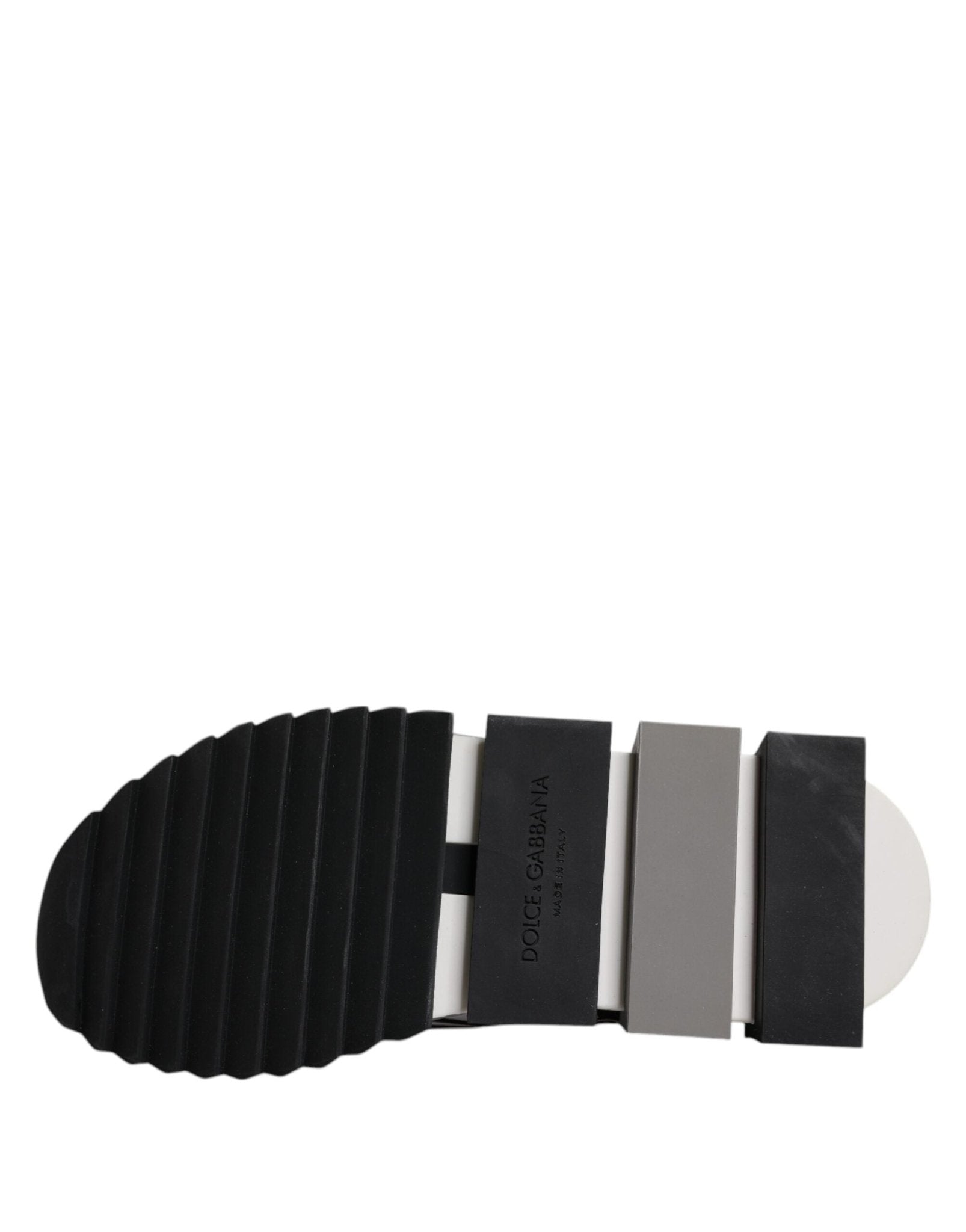Dolce & Gabbana Black White Slip On Sorrento Sneakers Shoes - RIMODA