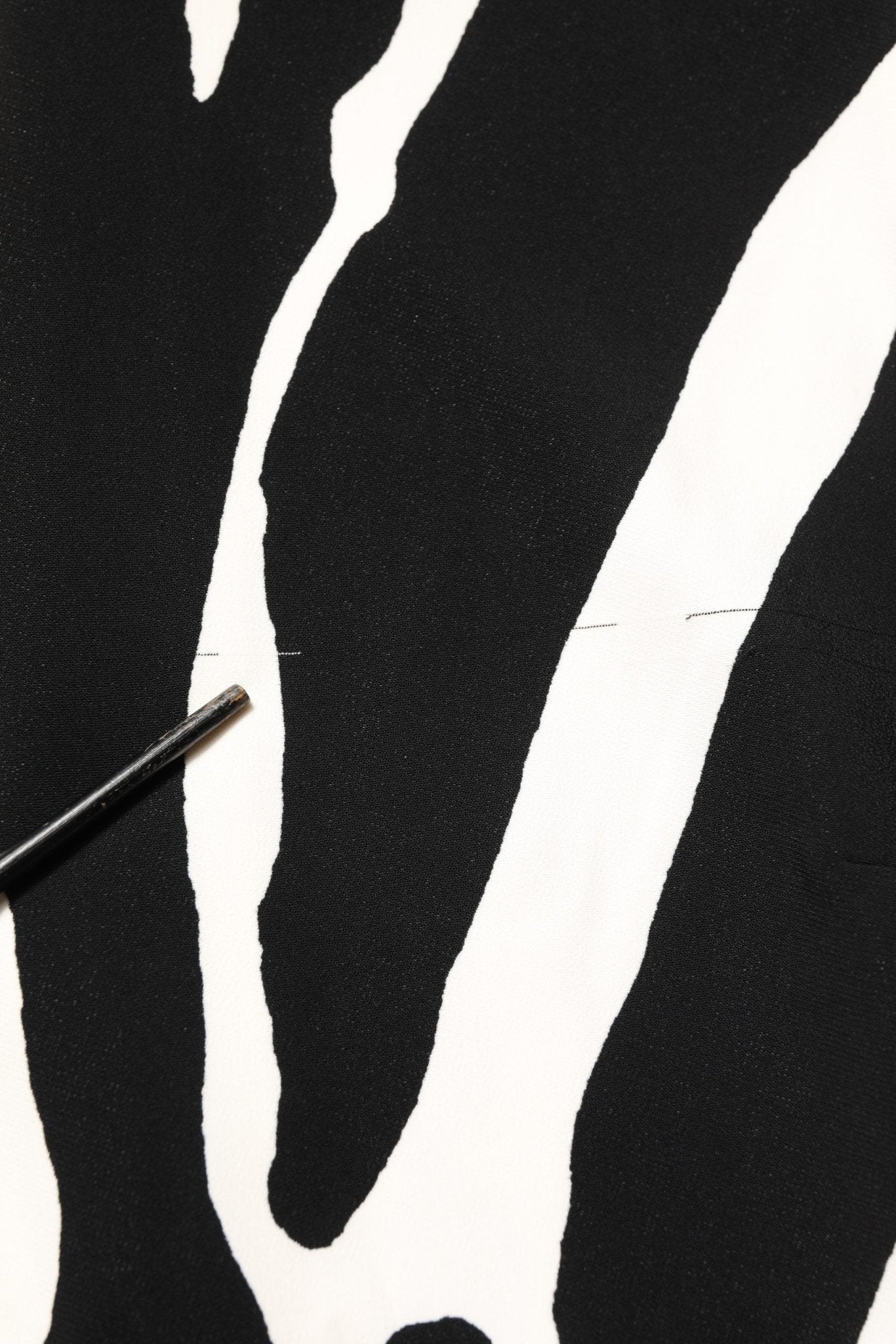 Dolce & Gabbana Black White Zebra Print Viscose Mini Dress - RIMODA