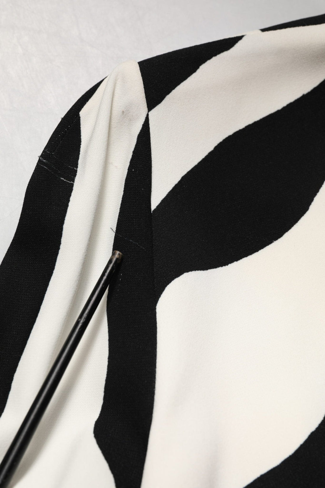 Dolce & Gabbana Black White Zebra Viscose Sheath Midi Dress - RIMODA
