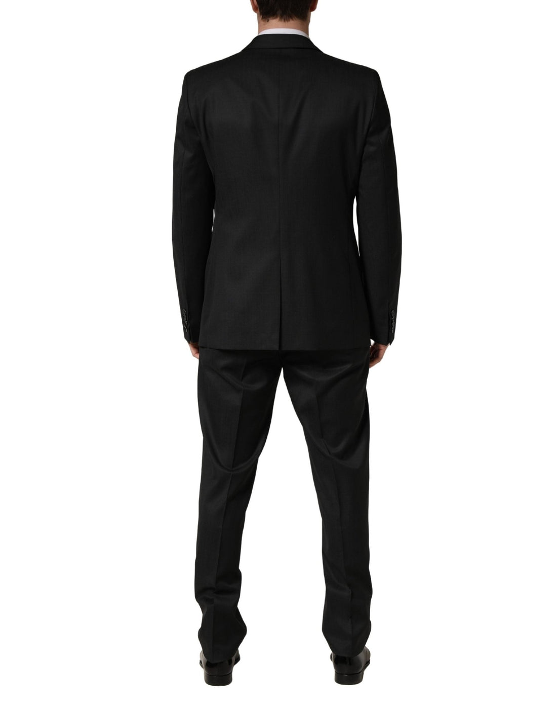 Dolce & Gabbana Black Wool 2 Buttons Formal 2 Piece Suit - RIMODA