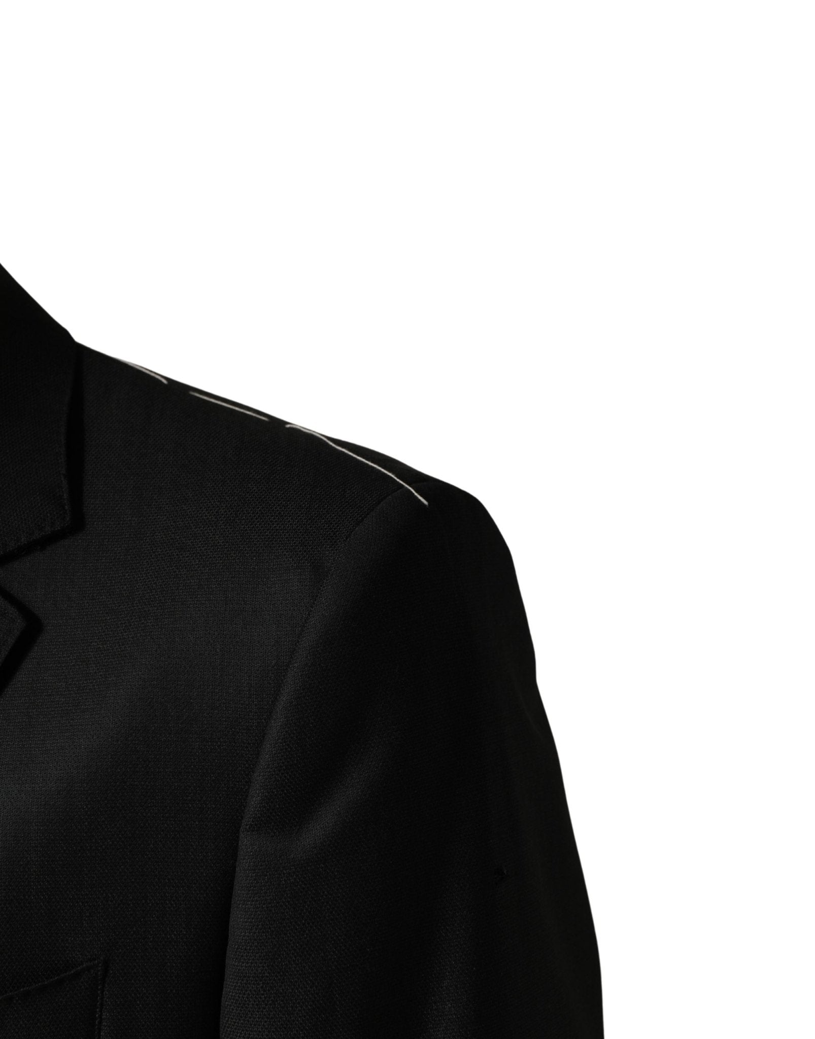 Dolce & Gabbana Black Wool 2 Buttons Formal 2 Piece Suit - RIMODA