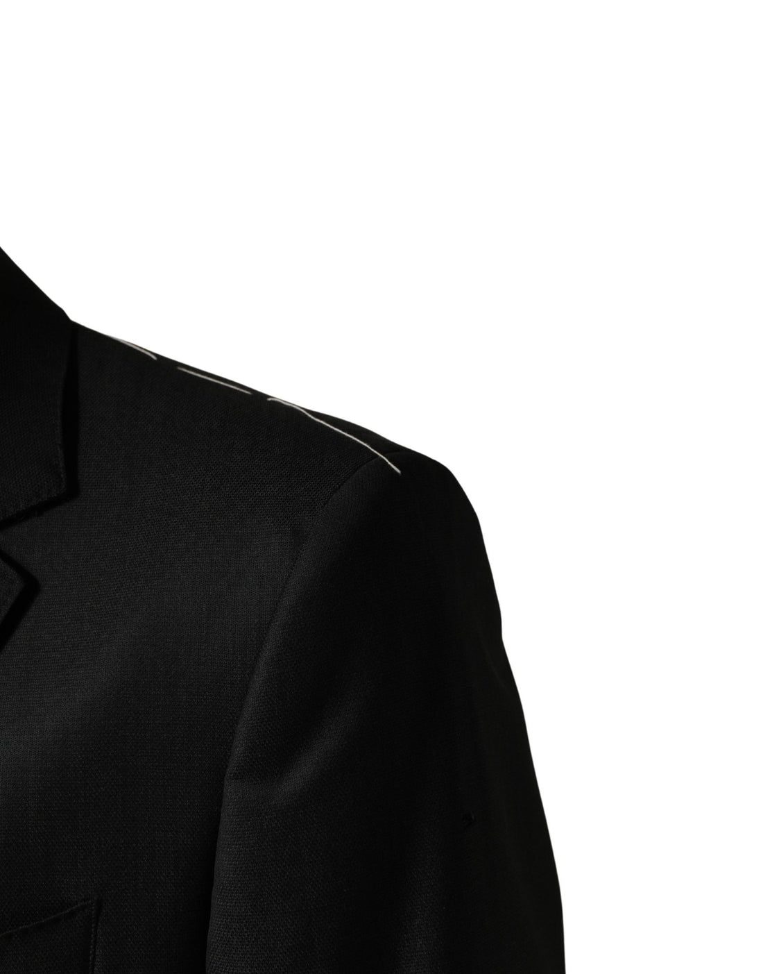 Dolce & Gabbana Black Wool 2 Buttons Formal 2 Piece Suit - RIMODA