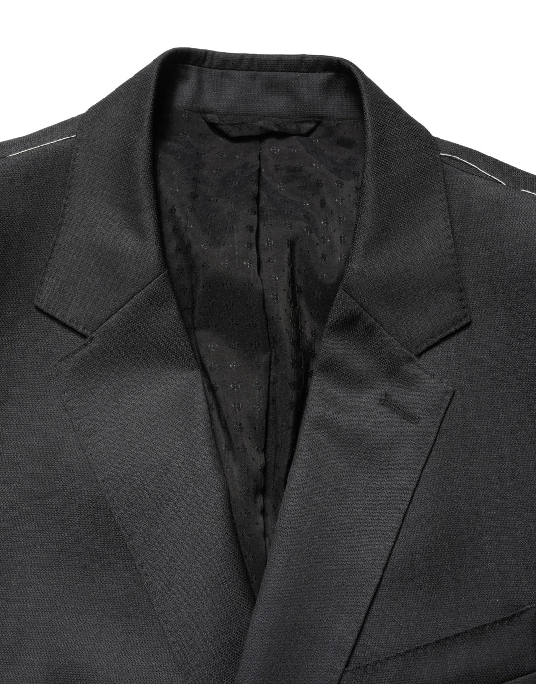 Dolce & Gabbana Black Wool 2 Buttons Formal 2 Piece Suit - RIMODA