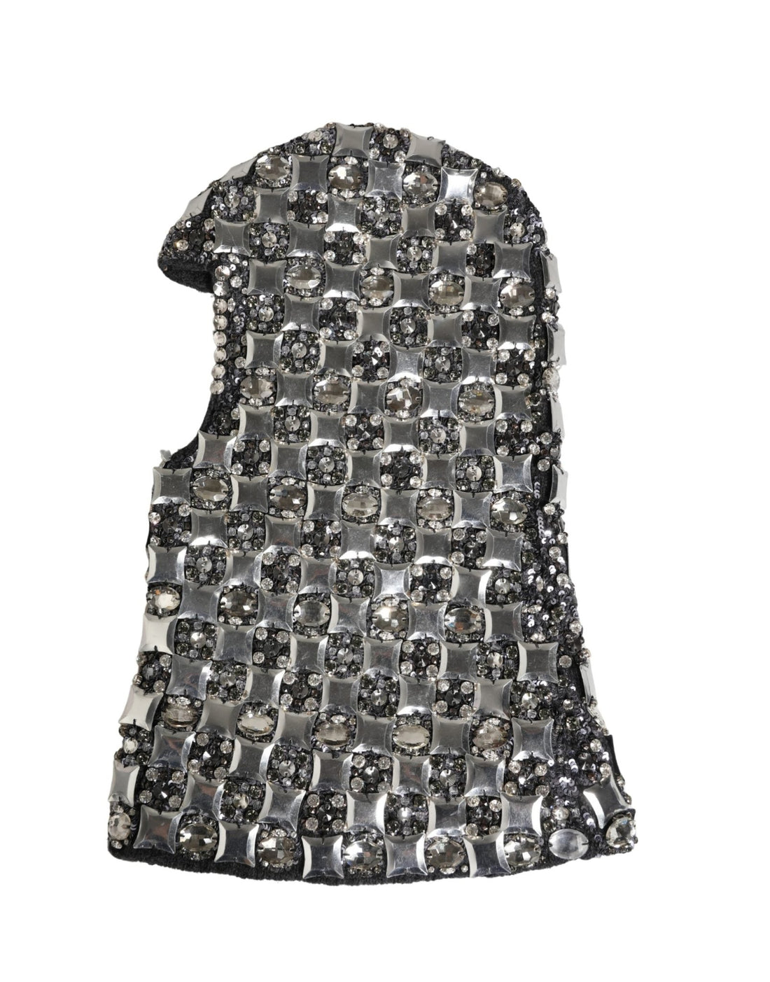 Dolce & Gabbana Black Wool Crystal Embellished Balaclava Hat - RIMODA