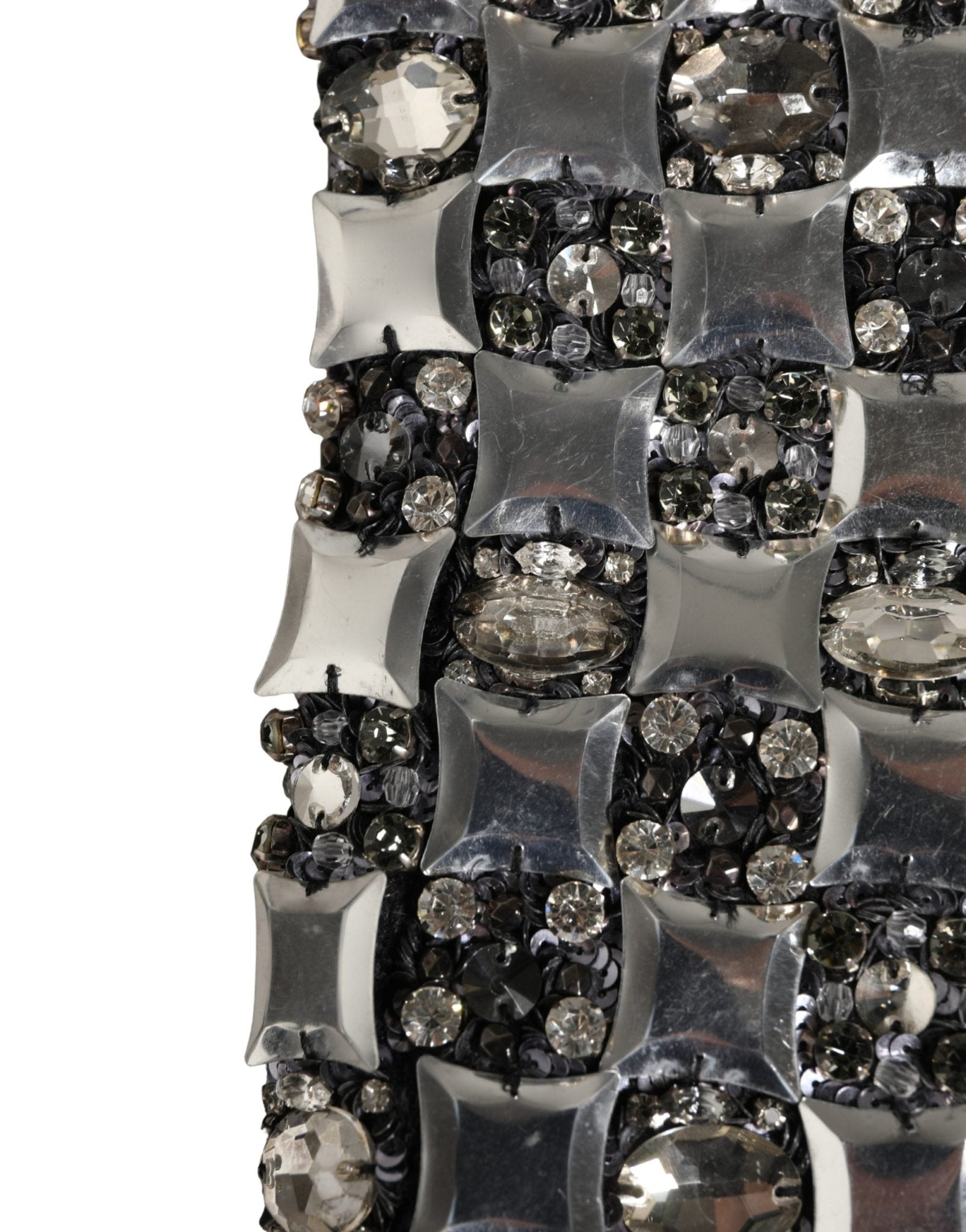 Dolce & Gabbana Black Wool Crystal Embellished Balaclava Hat - RIMODA