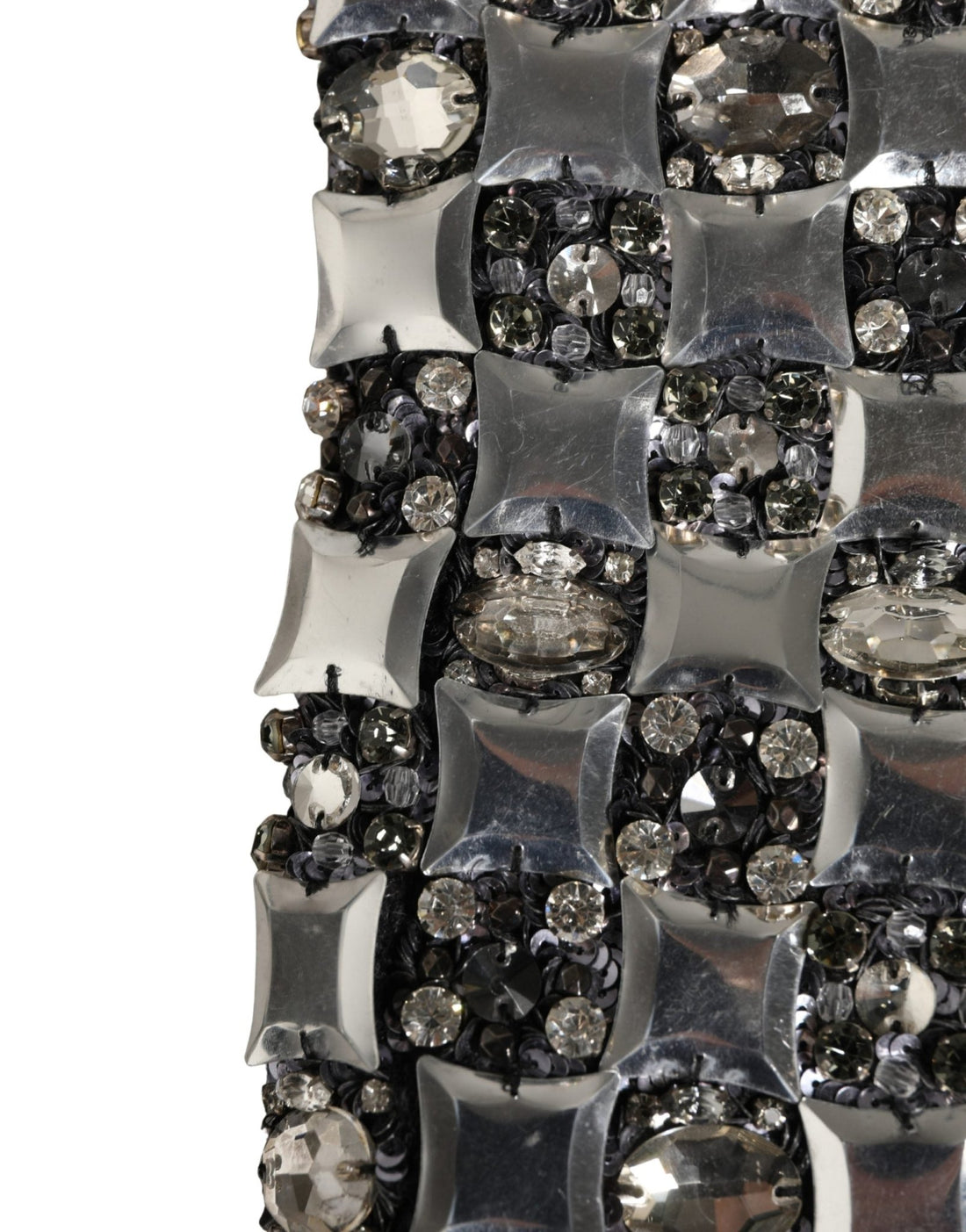 Dolce & Gabbana Black Wool Crystal Embellished Balaclava Hat - RIMODA