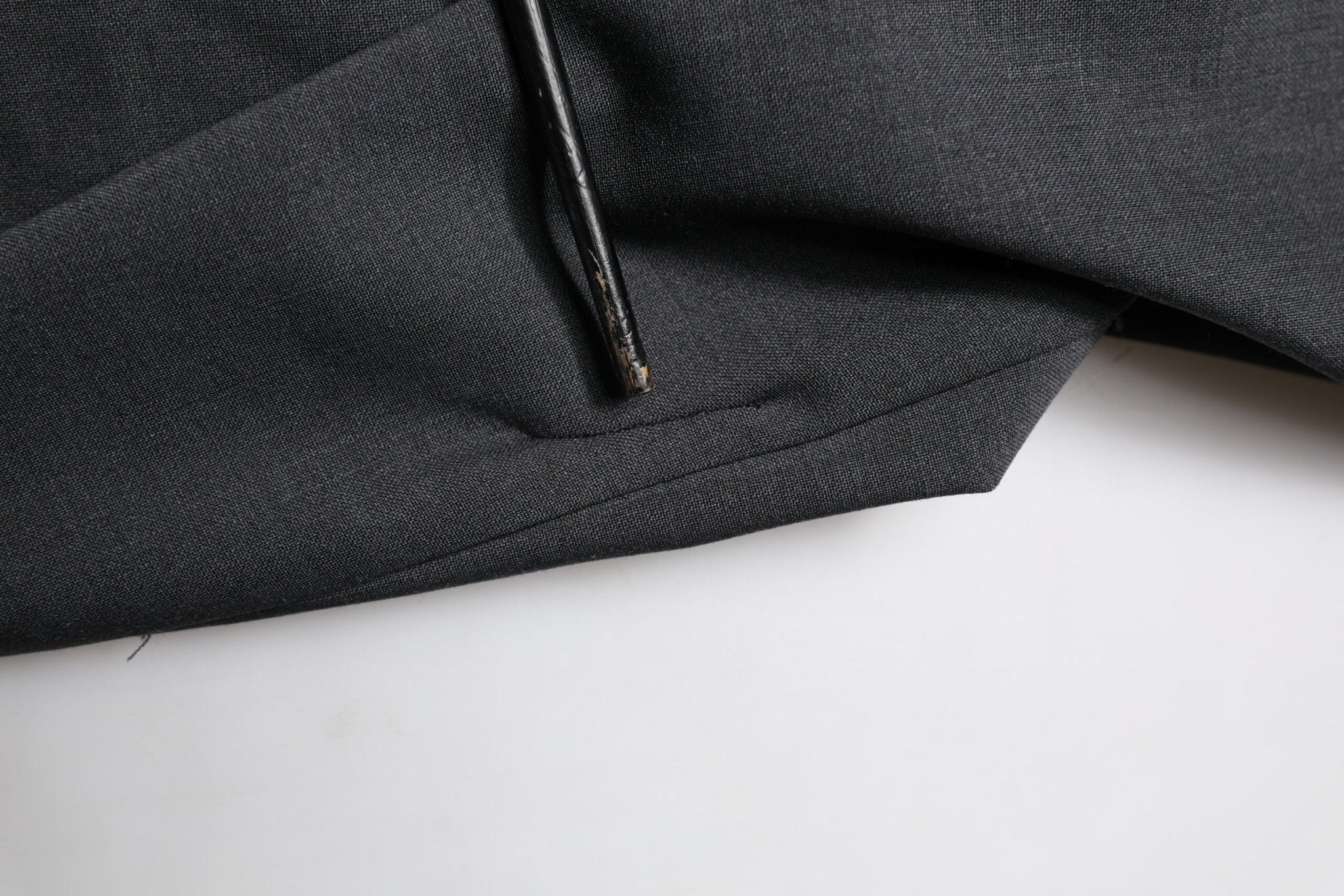 Dolce & Gabbana Black Wool Dress Slim Formal Pants - RIMODA