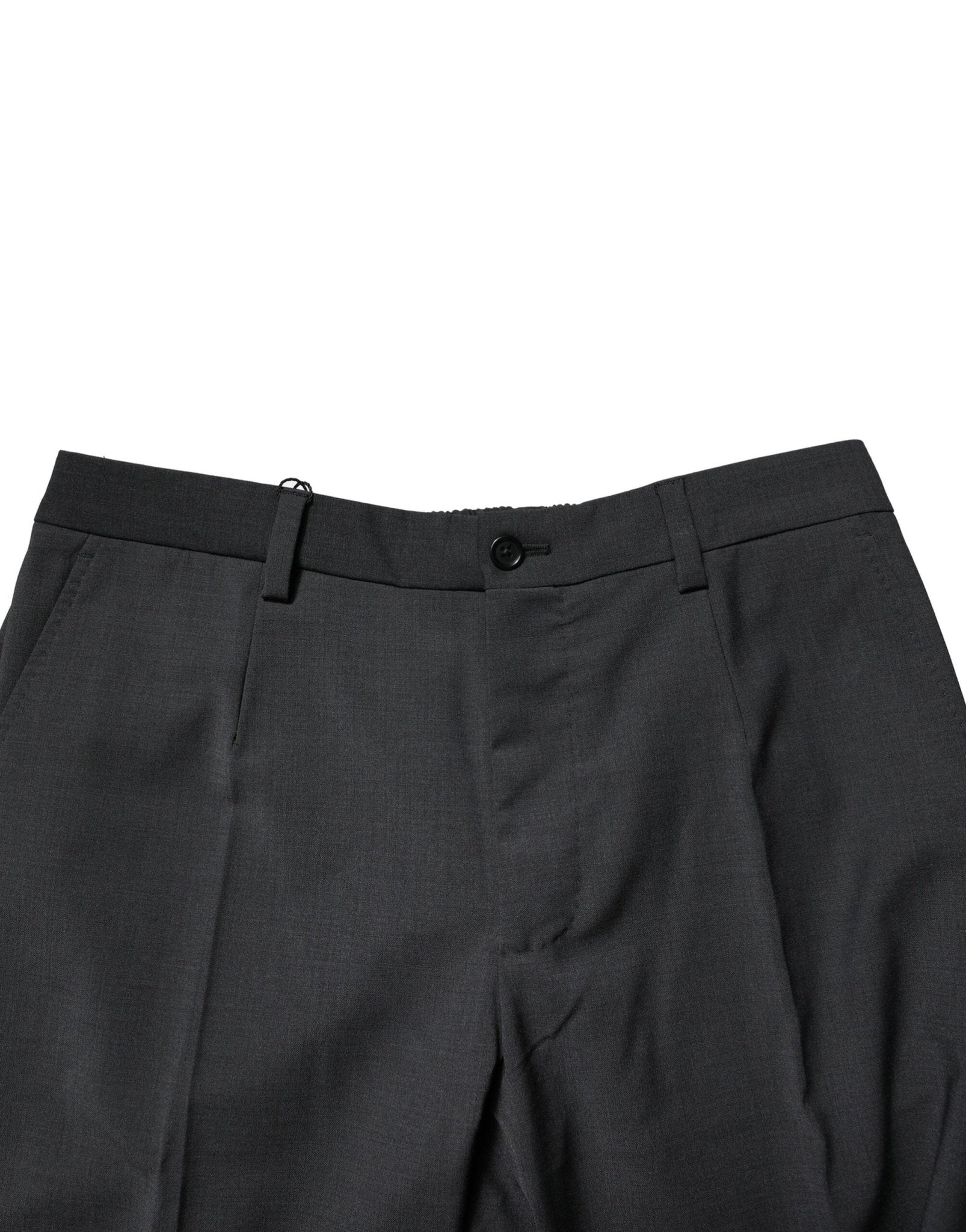 Dolce & Gabbana Black Wool Dress Slim Formal Pants - RIMODA