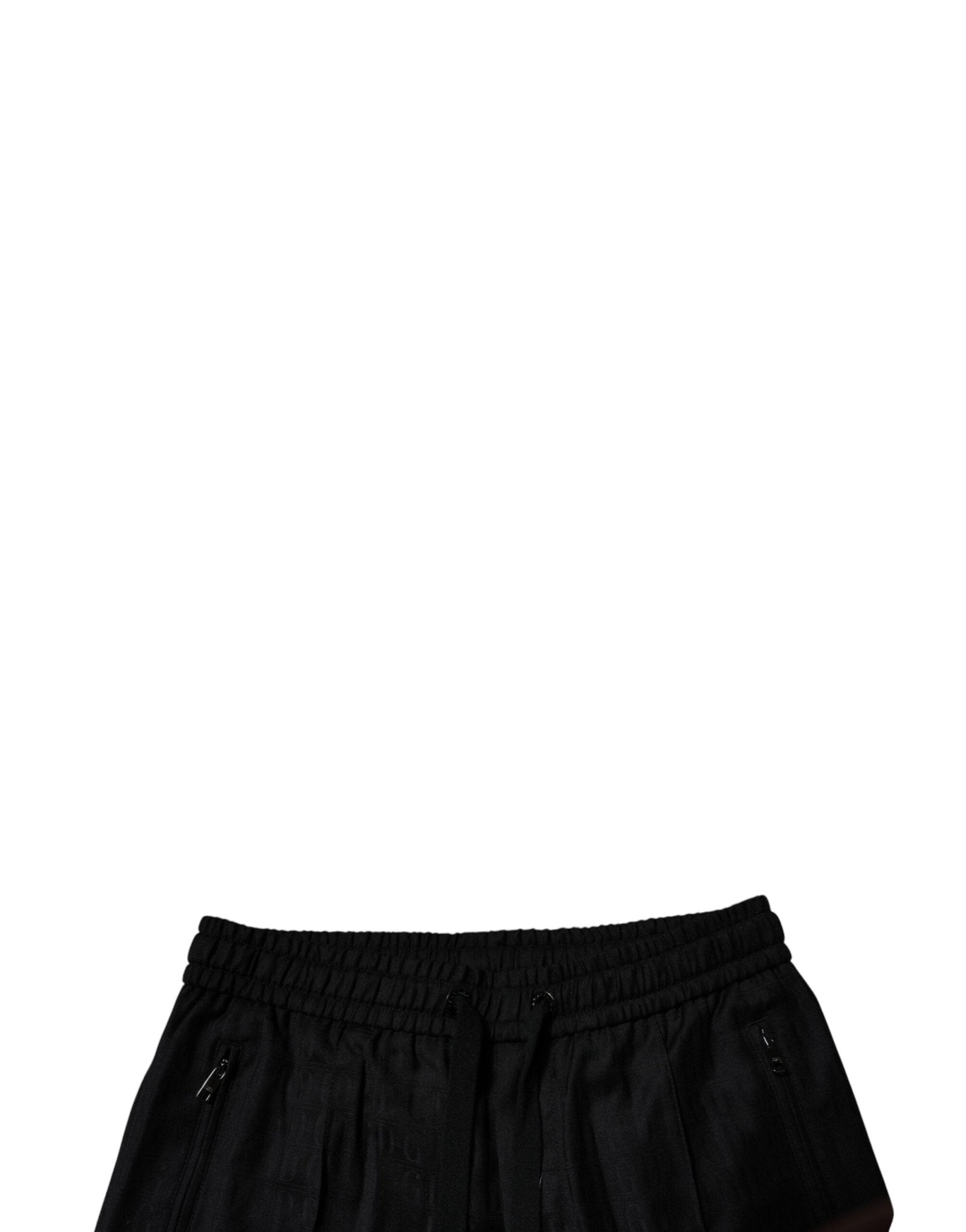 Dolce & Gabbana Black Wool Jogger Jogging Pants - RIMODA