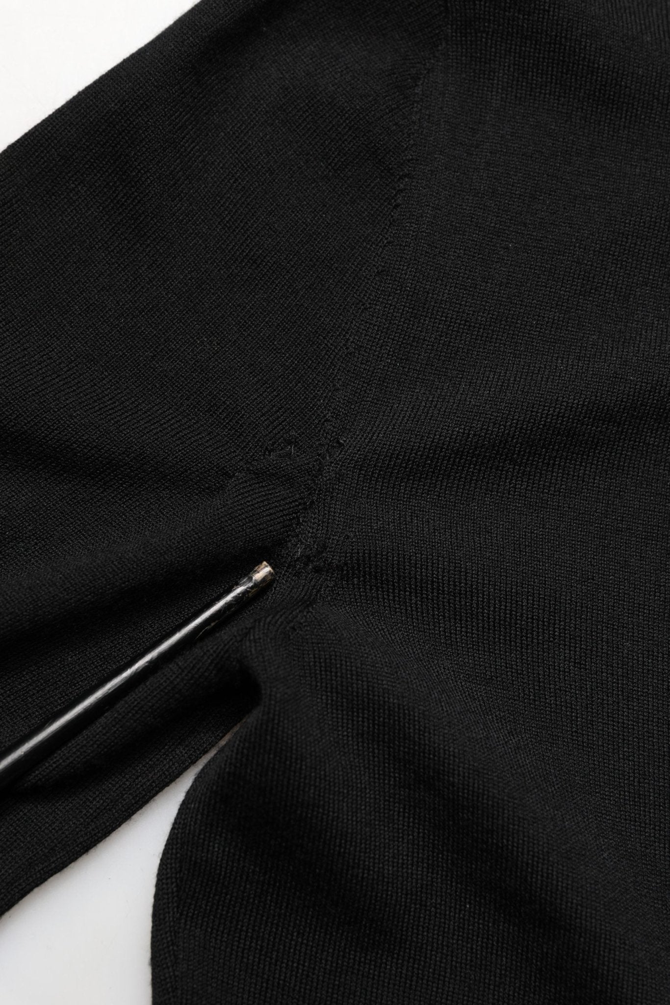 Dolce & Gabbana Black Wool Knitted Button Front Cardigan Sweater - RIMODA