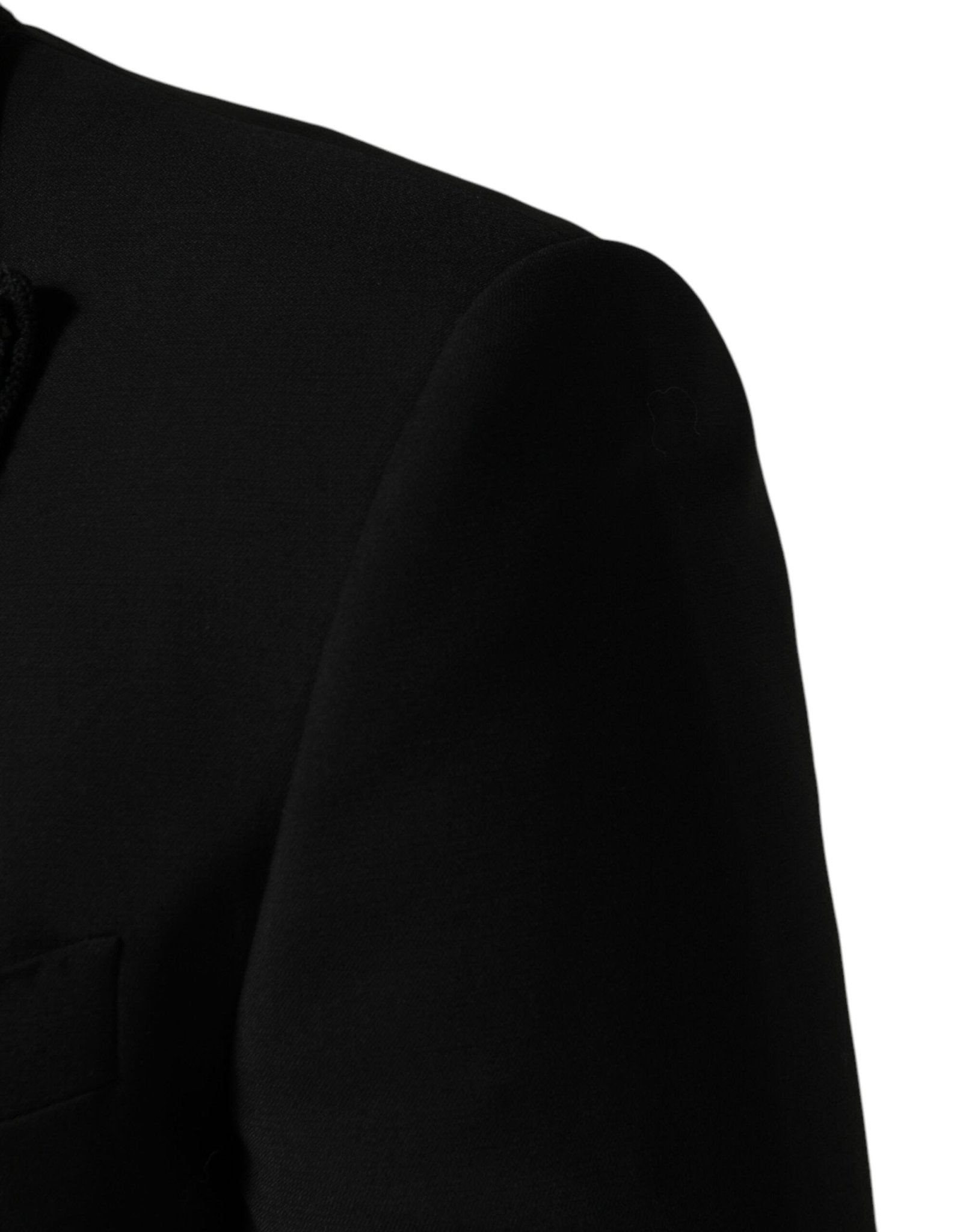 Dolce & Gabbana Black Wool Single Breasted 3 Piece Men Suit - RIMODA