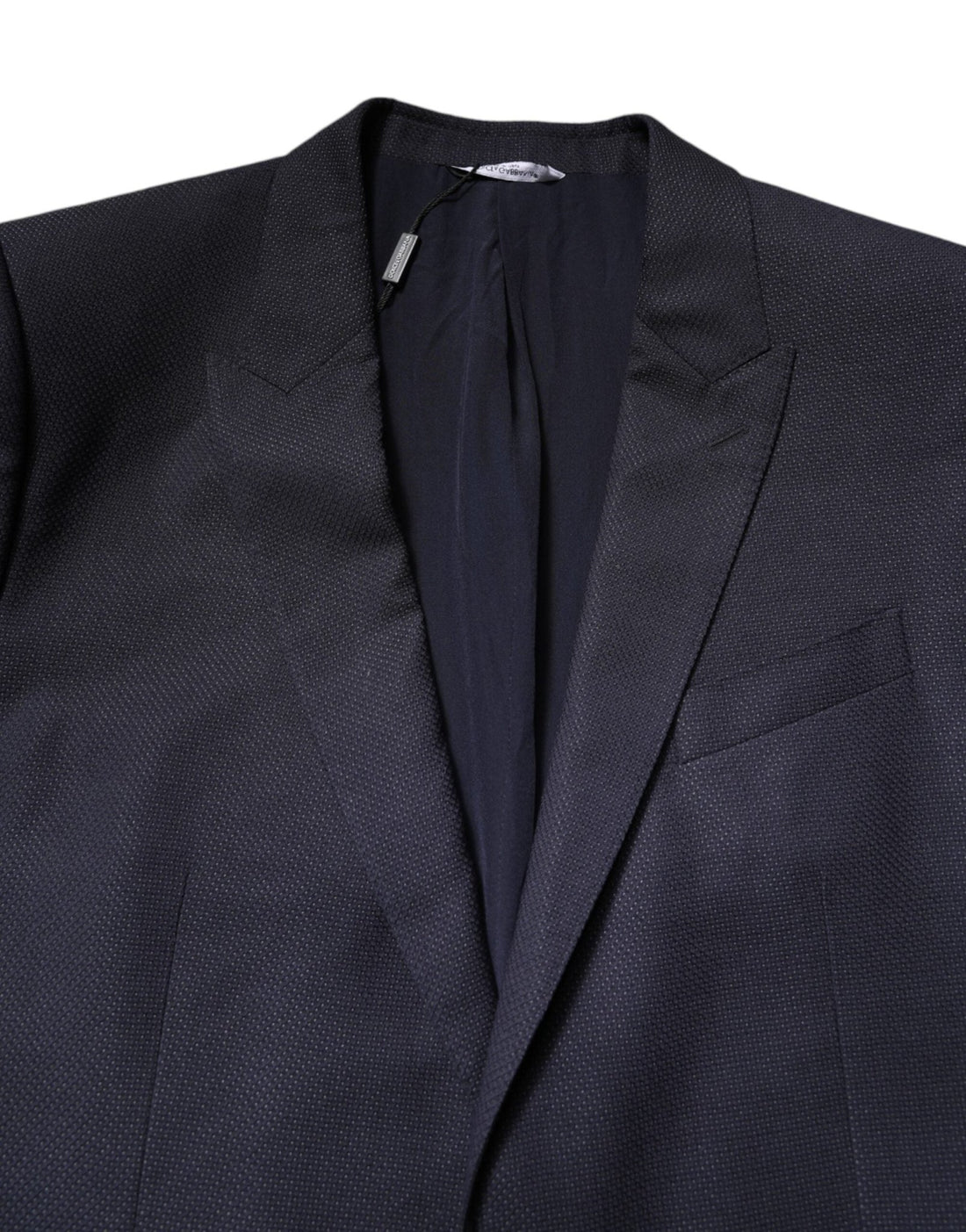 Dolce & Gabbana Black Wool Single Breasted Coat Blazer Suit - RIMODA