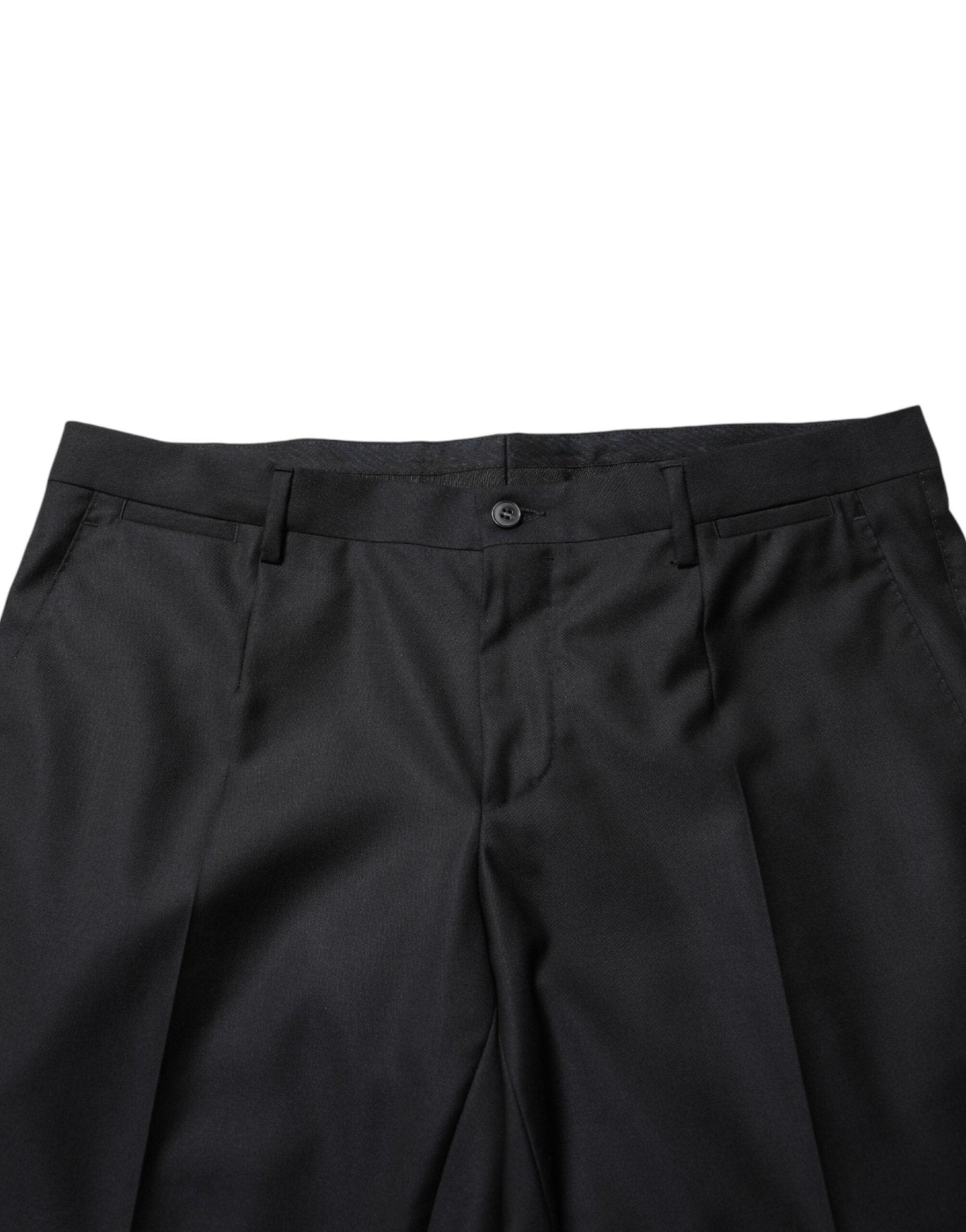 Dolce & Gabbana Black Wool Skinny Dress Formal Trouser Pants - RIMODA