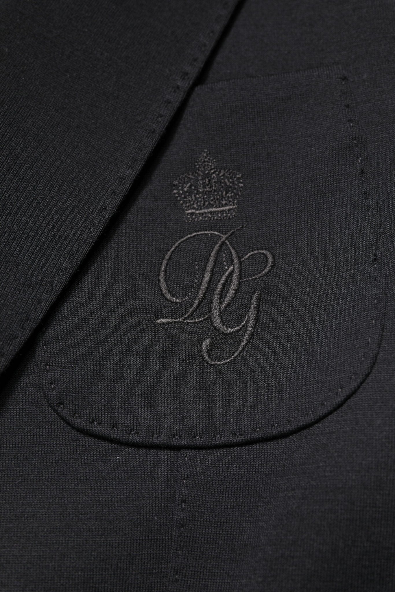 Dolce & Gabbana Black Wool Slim Fit Coat Blazer Jacket Suit - RIMODA