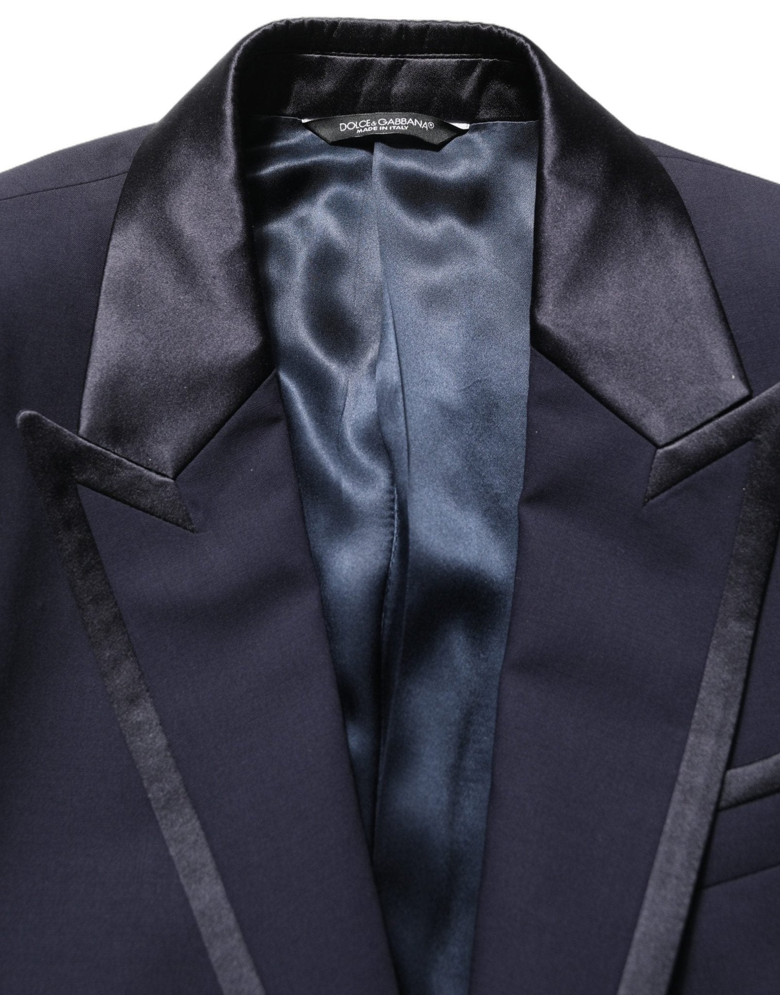 Dolce & Gabbana Black Wool Slim Fit Formal 2 Piece Men Suit - RIMODA