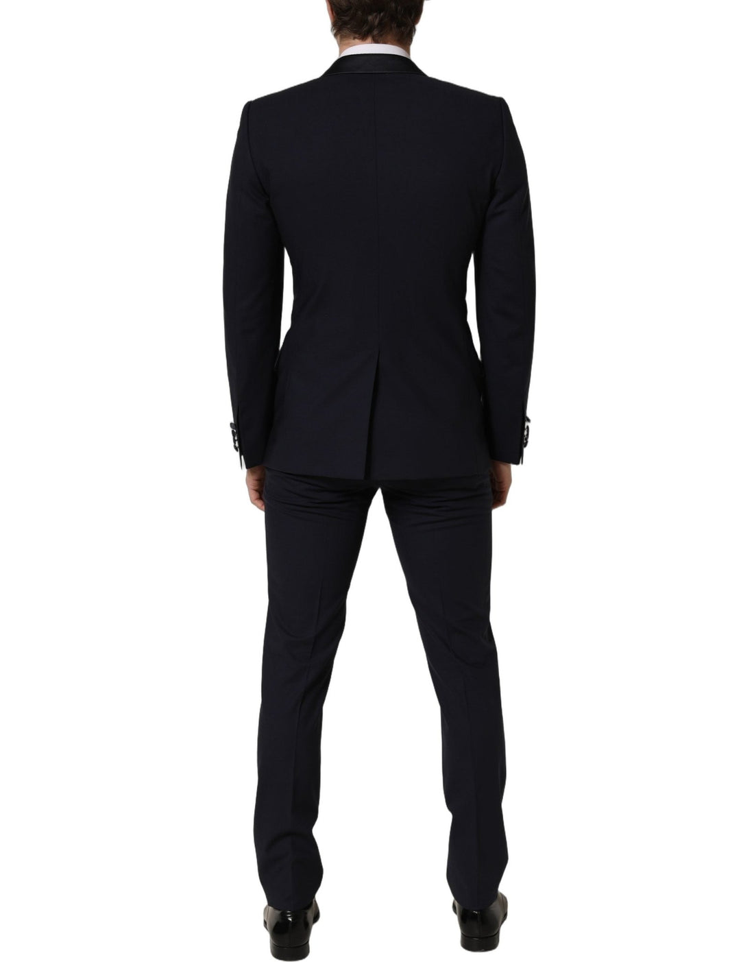 Dolce & Gabbana Black Wool Slim Fit Formal 2 Piece Men Suit - RIMODA