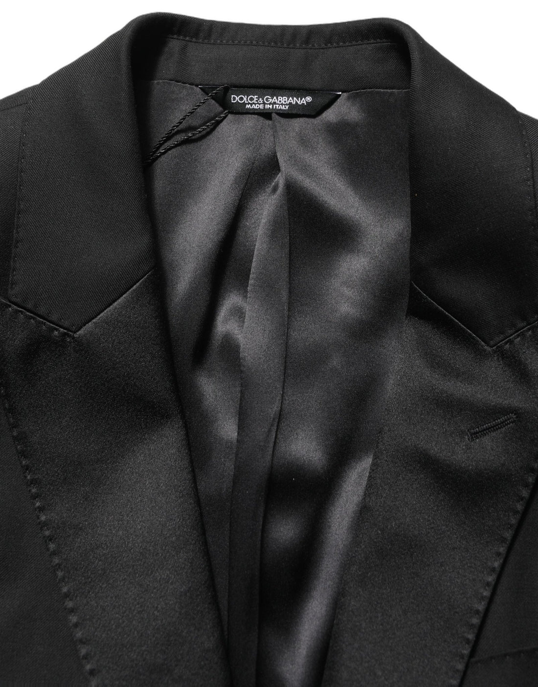 Dolce & Gabbana Black Wool Slim Fit Formal 2 Piece Men Suit - RIMODA