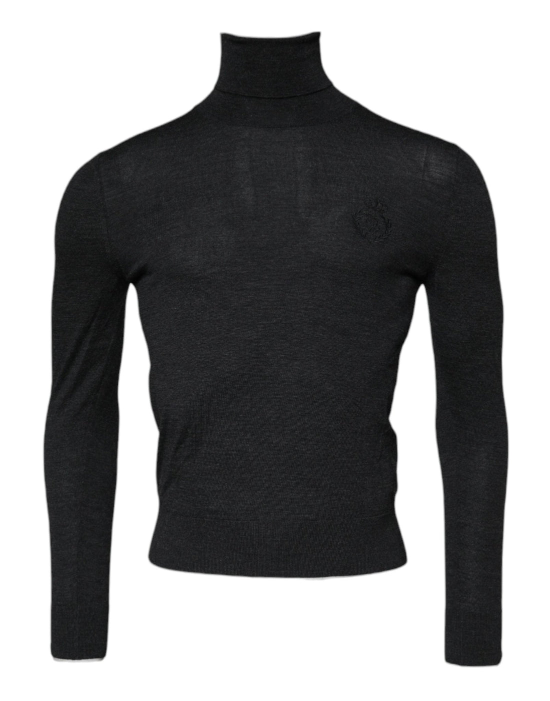 Dolce & Gabbana Black Wool Turtleneck Pullover Sweater - RIMODA