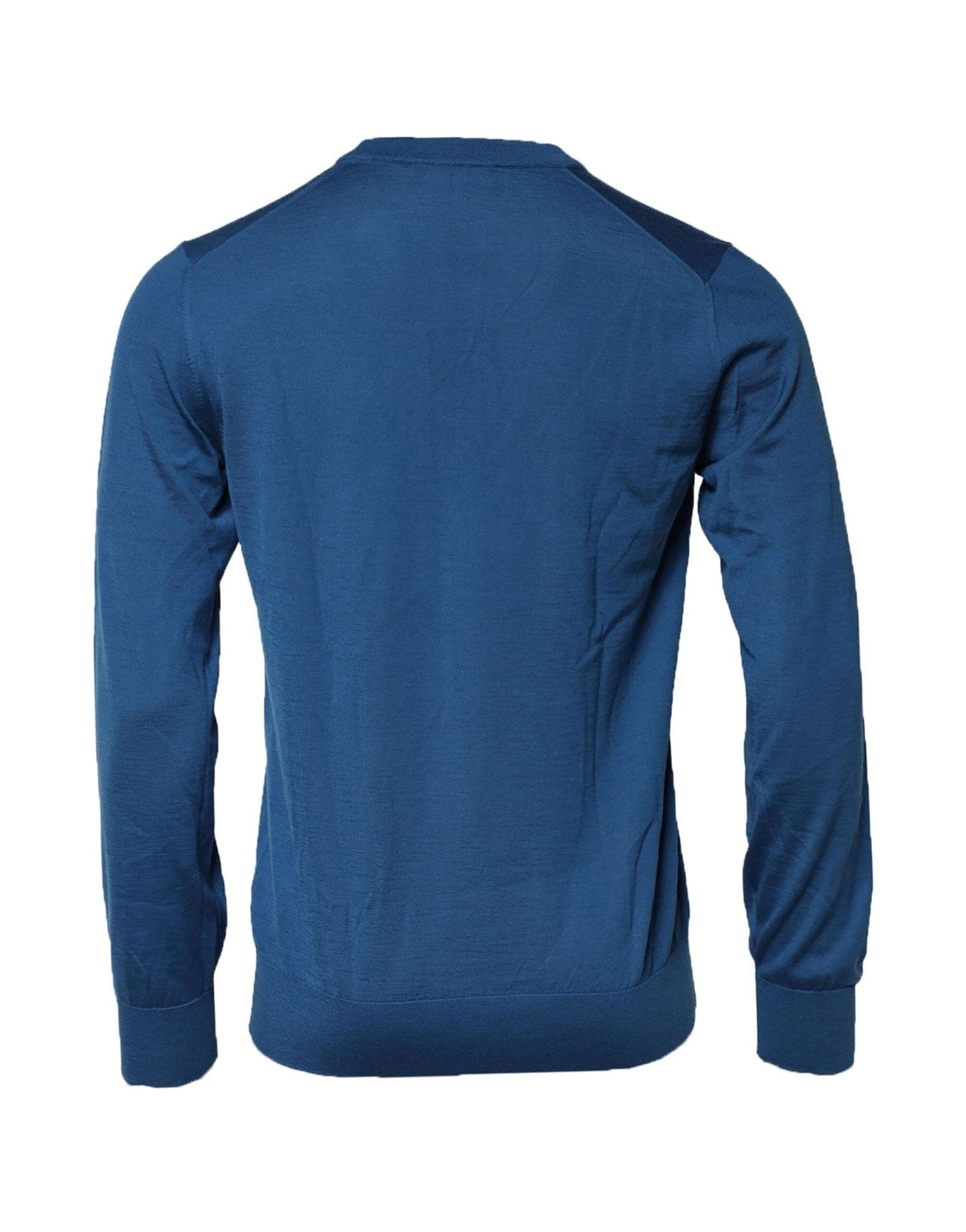 Dolce & Gabbana Blue Cashmere Crew Neck Sweatshirt Sweater - RIMODA