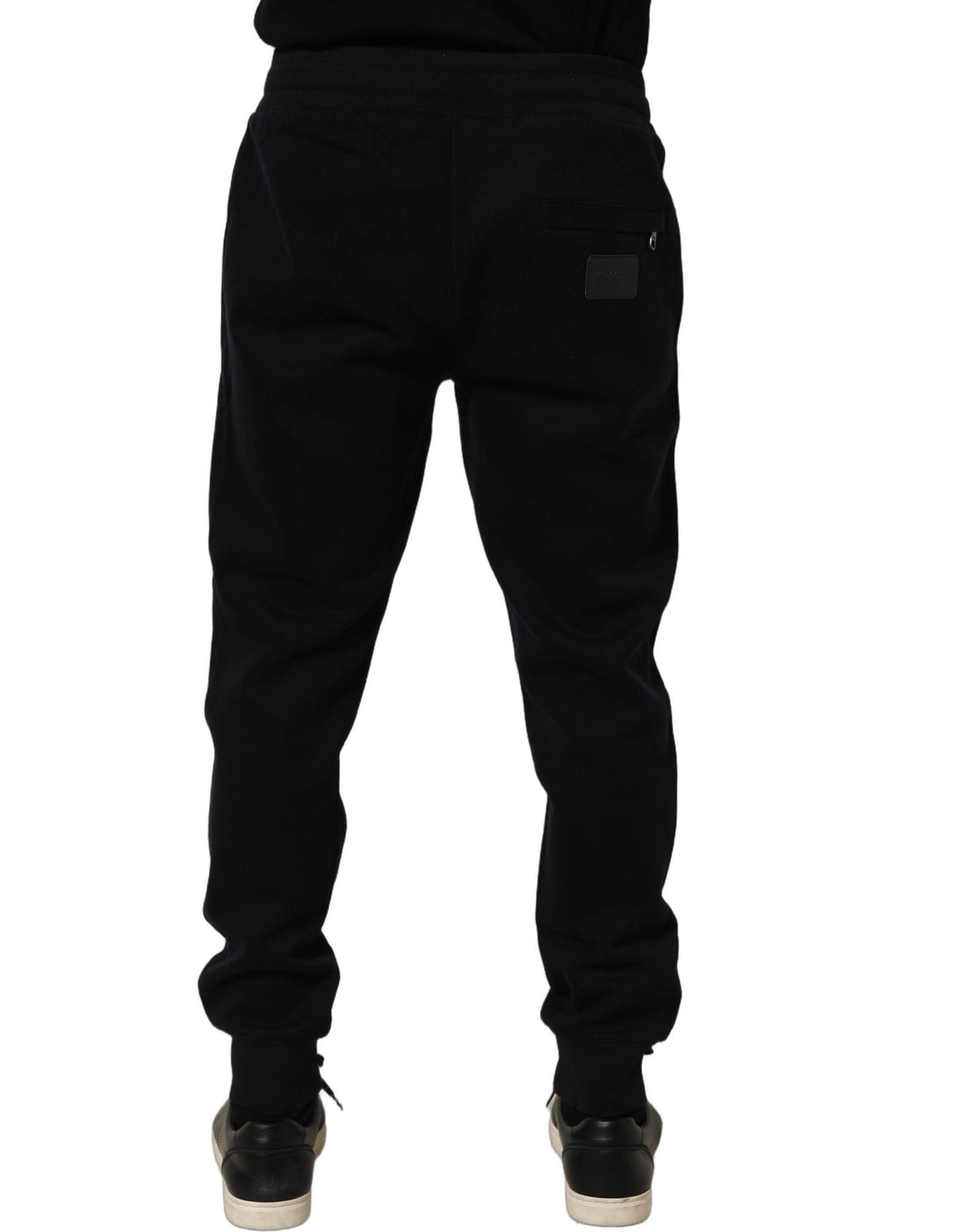 Dolce & Gabbana Blue Cotton Drawstring Jogger Trouser Pants - RIMODA