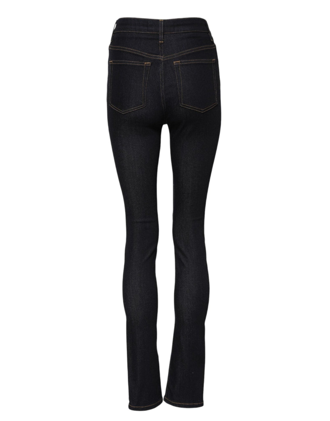 Dolce & Gabbana Blue Cotton High Waist Skinny Denim Jeans - RIMODA
