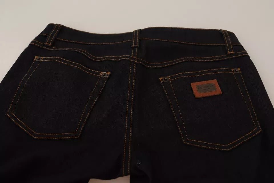 Dolce & Gabbana Blue Cotton Stretch Slim Fit Denim Jeans - RIMODA