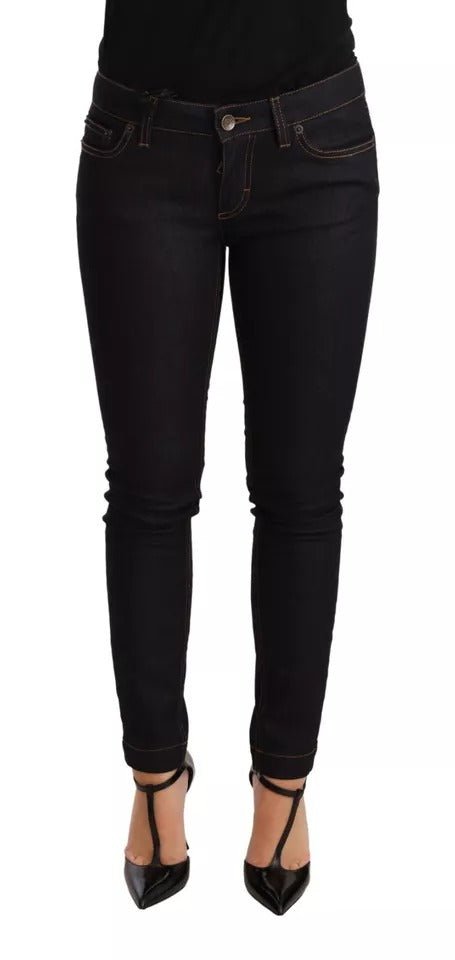 Dolce & Gabbana Blue Cotton Stretch Slim Fit Denim Jeans - RIMODA